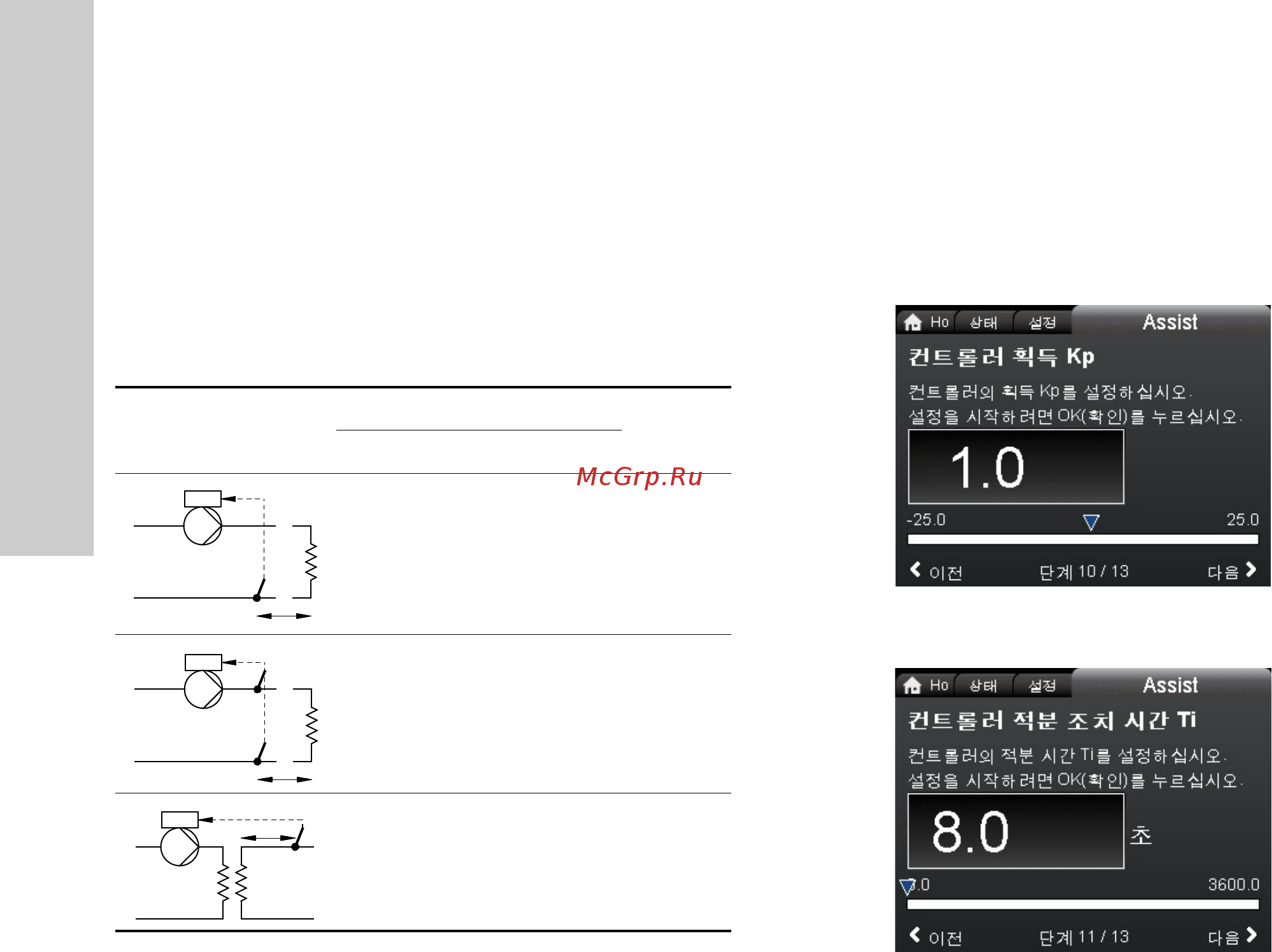 Grundfos MAGNA3 25-40 N 180 97924336 [1518/1656] 컨트롤러 설정