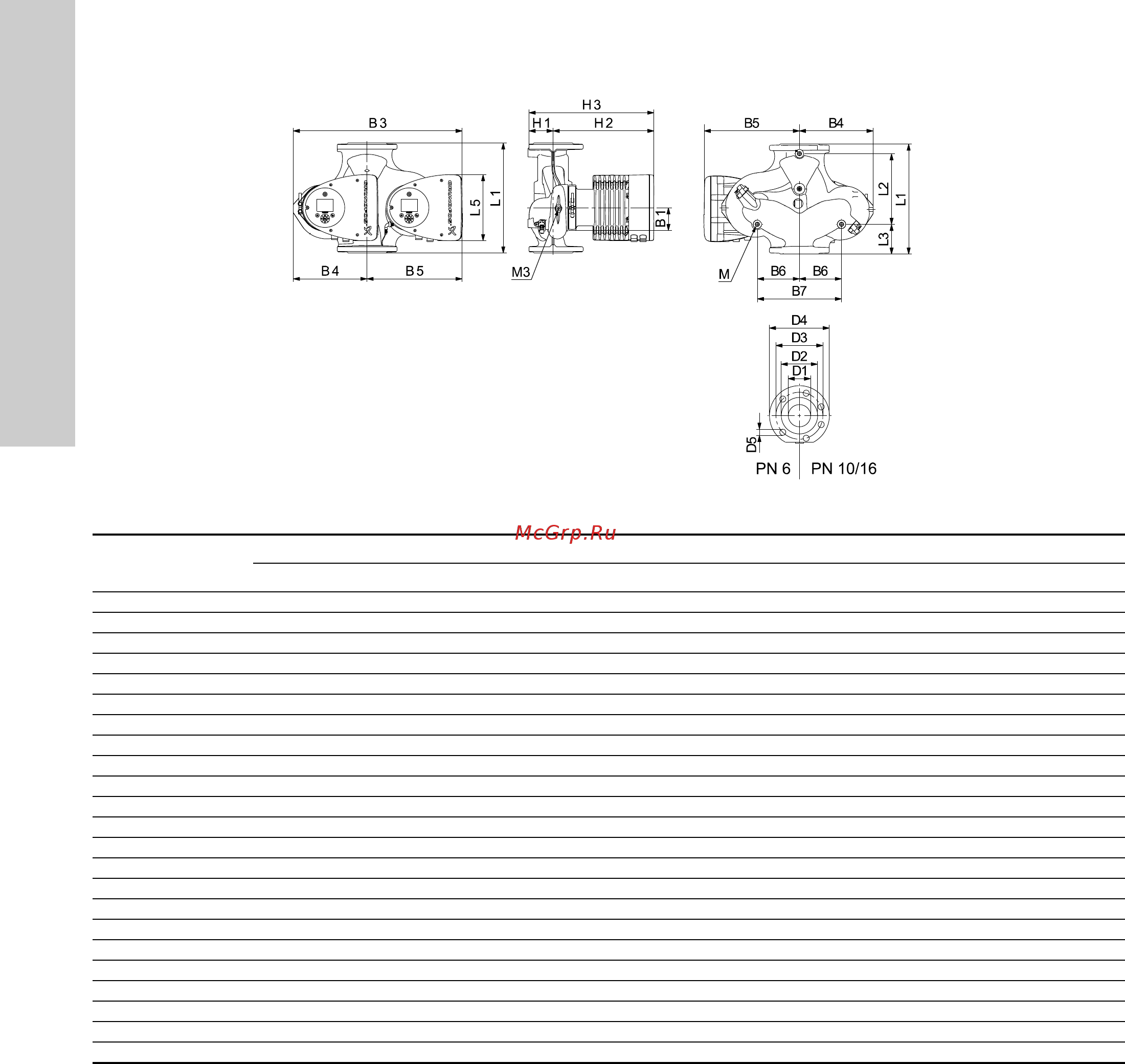 Grundfos MAGNA3 D 32-80 180 97924451 [1652/1656] Appendix