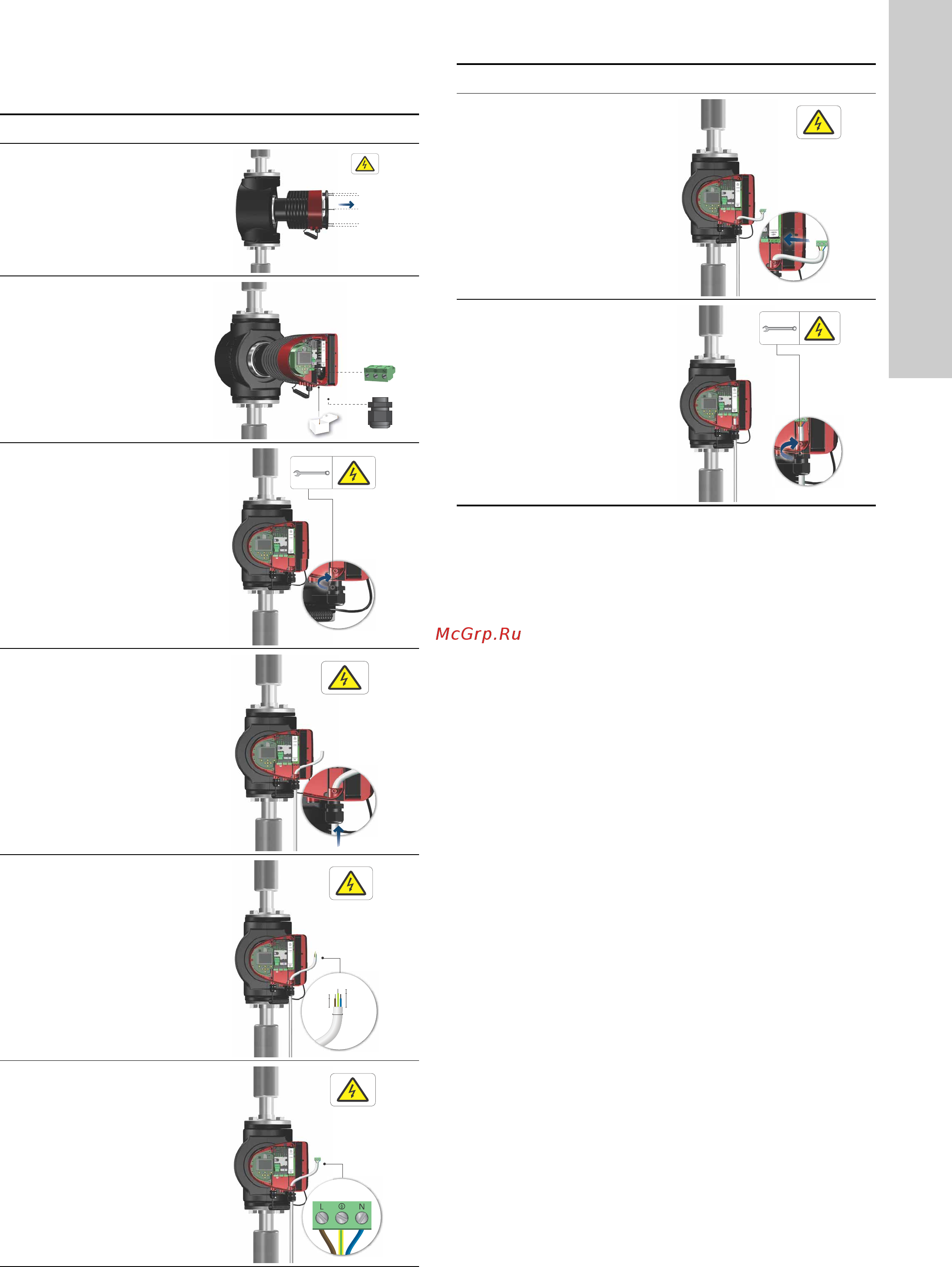 Grundfos MAGNA3 D 32-80 180 97924451 [171/1656] Anschließen der stromversorgung
