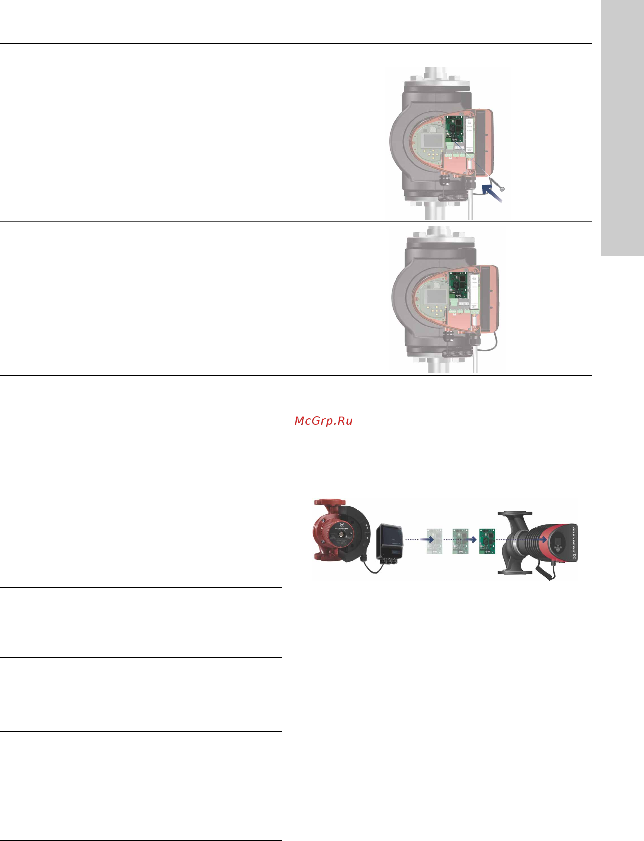 Grundfos MAGNA3 D 32-80 180 97924451 [213/1656] Wiederverwenden von kommunikationsschnittstellenmodulen