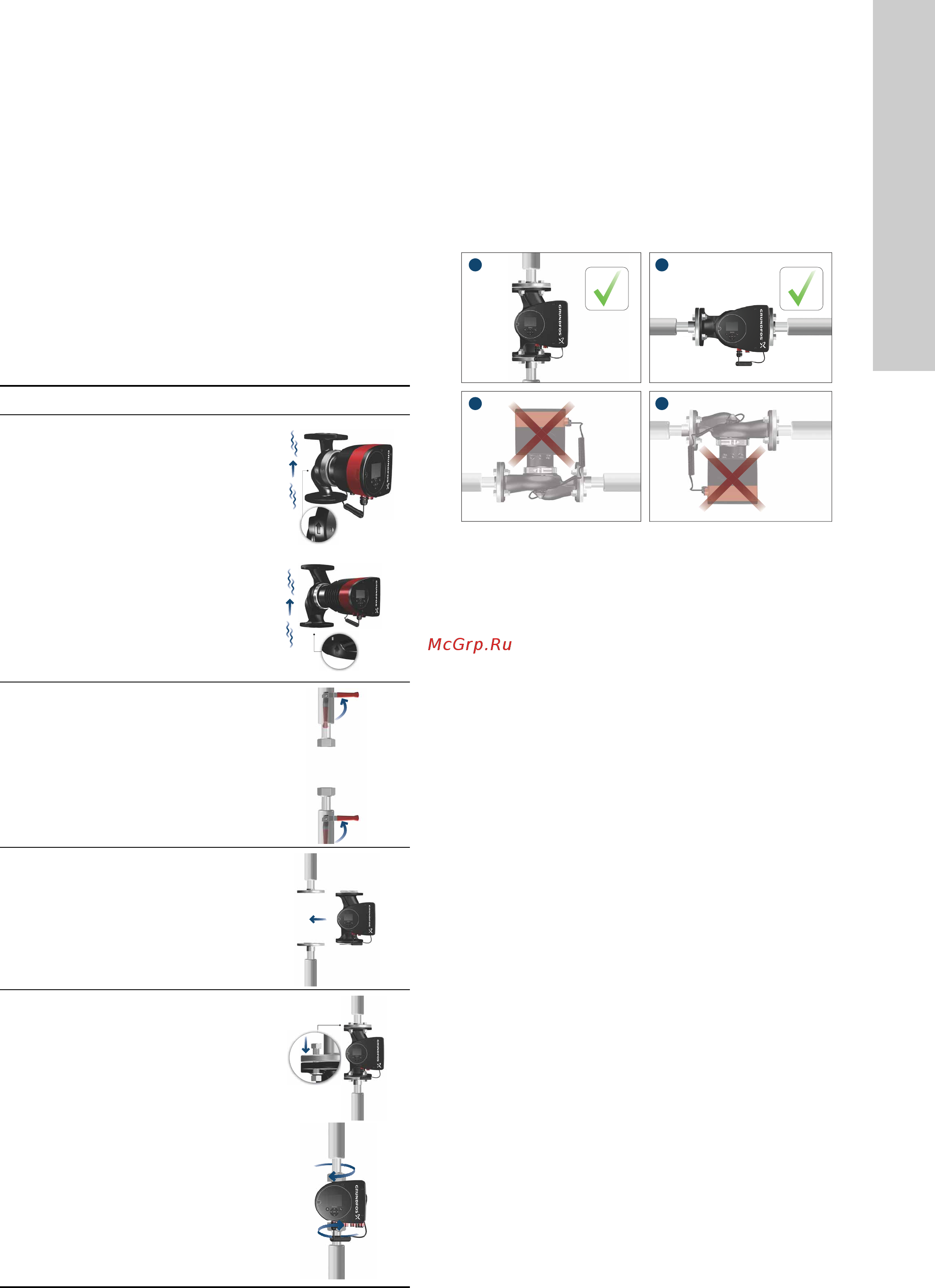 Grundfos MAGNA3 D 32-80 180 97924451 [273/1656] Mehaaniline paigaldamine