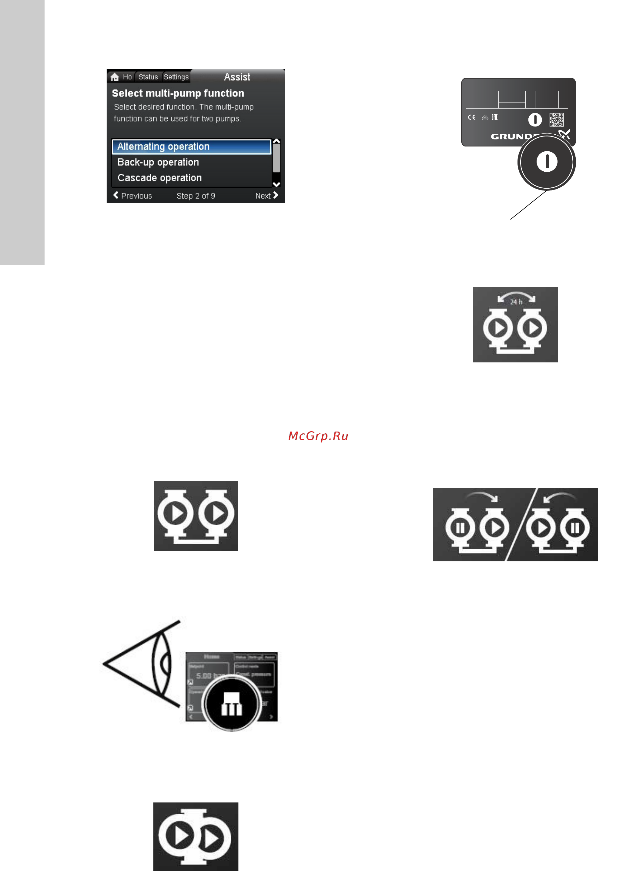 Grundfos MAGNA3 D 32-80 180 97924451 [42/1656] Multi pump setup