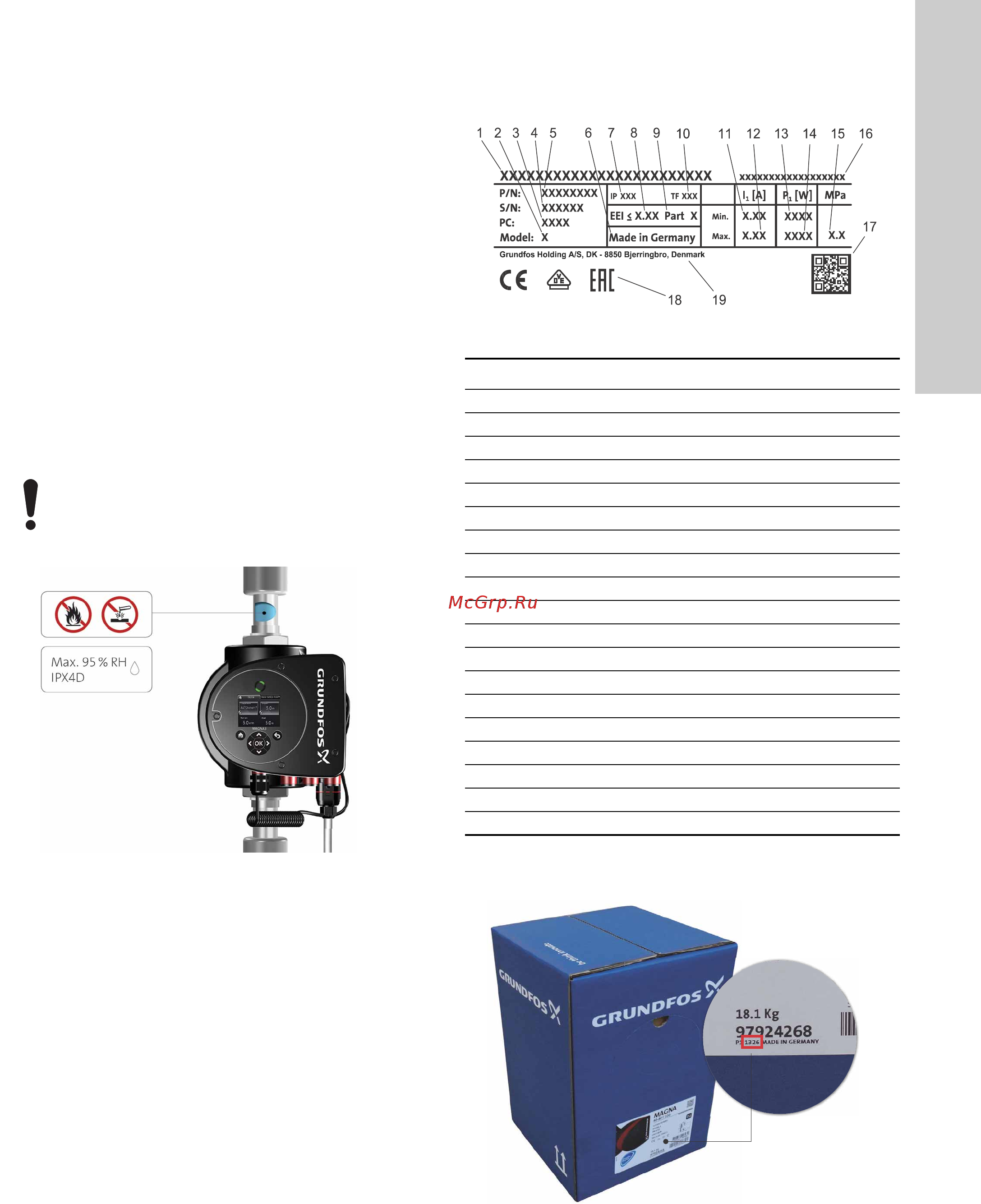 Grundfos MAGNA3 D 32-80 180 97924451 [919/1656] Glicol