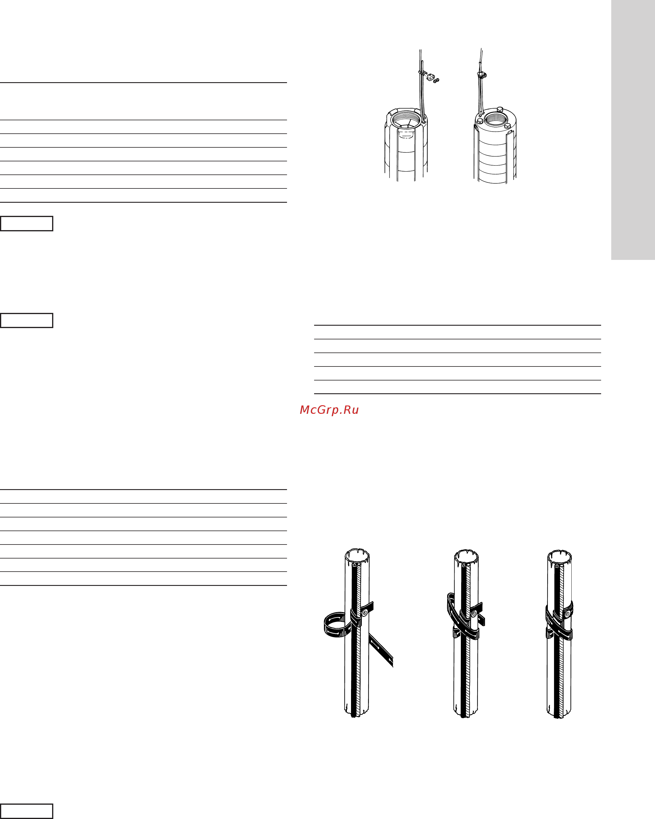 Grundfos SP 14-4 98699353 [11/48] Крепления кабеля