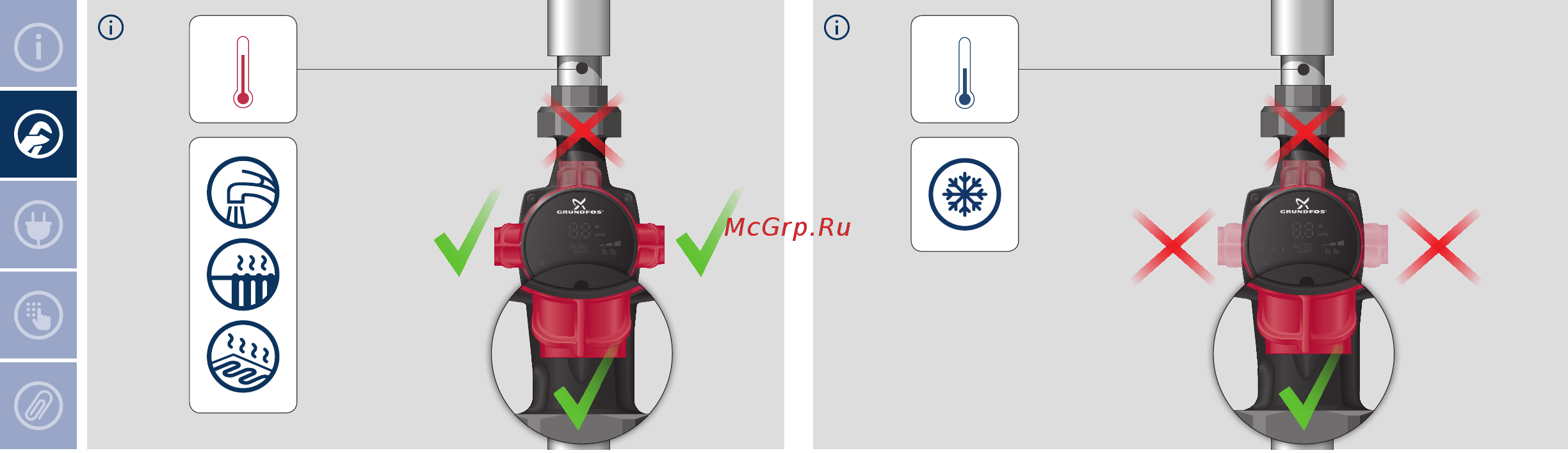 Grundfos ALPHA2 32-60 180 98520754 Инструкция по эксплуатации онлайн [17/31] 309255