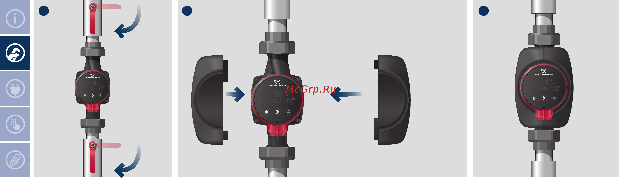 Grundfos ALPHA2 32-60 180 98520754 Инструкция по эксплуатации онлайн [20/31] 309255