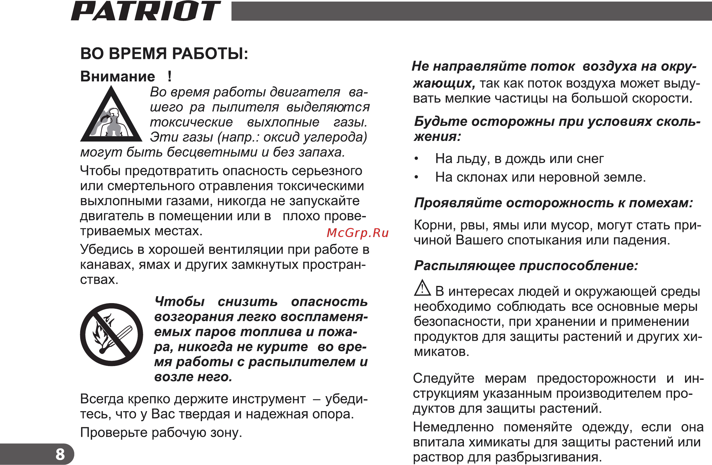 Patriot pT 888A 755302499 [8/36] Страница 8