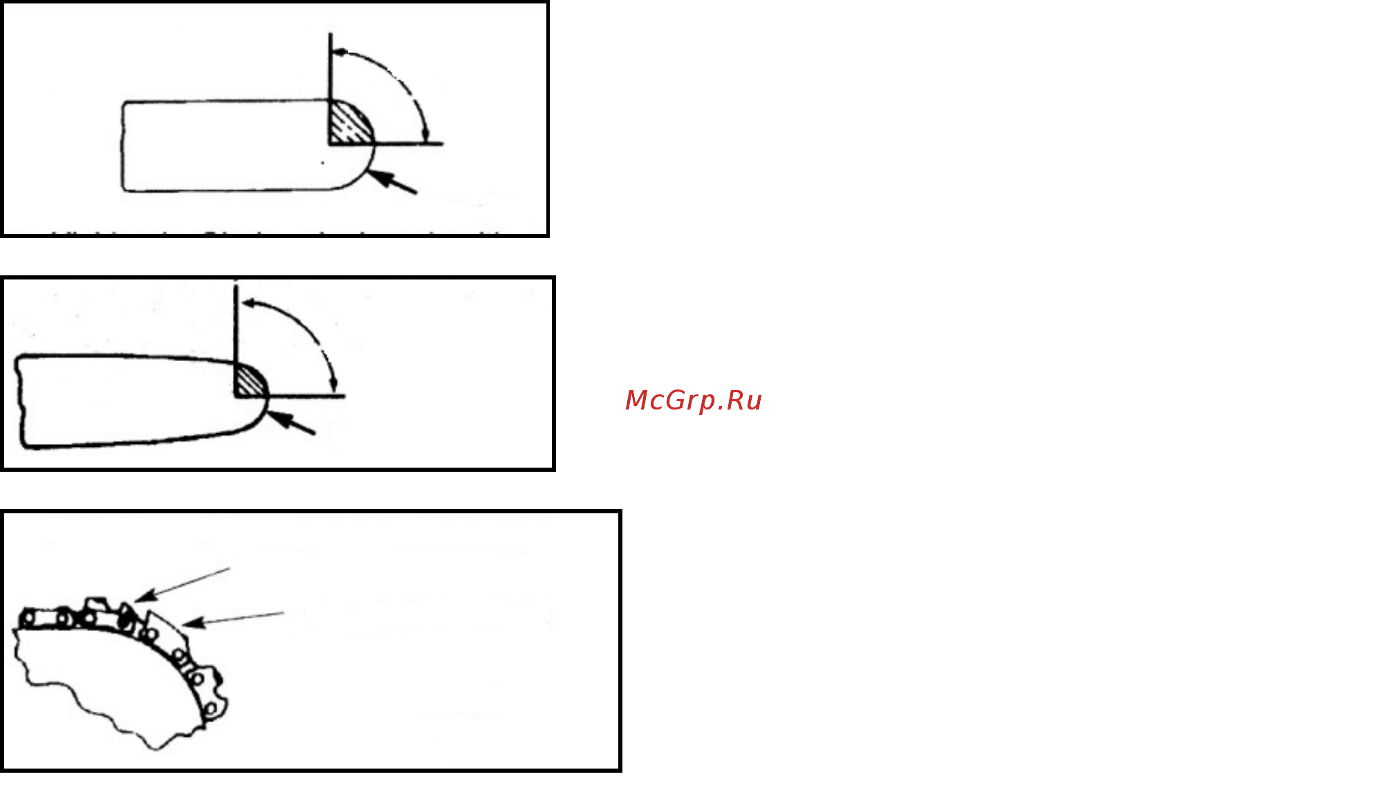 RedVerg RD-GC50-16 6615722 [6/25] Информация по безопасному использованию бензопилы