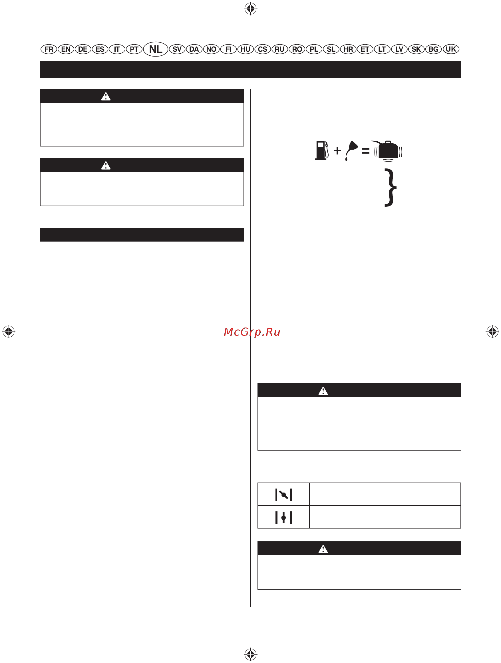 Ryobi RBC52FSBO 5133002544 [110/396] Nederlands vertaling van de originele instructies