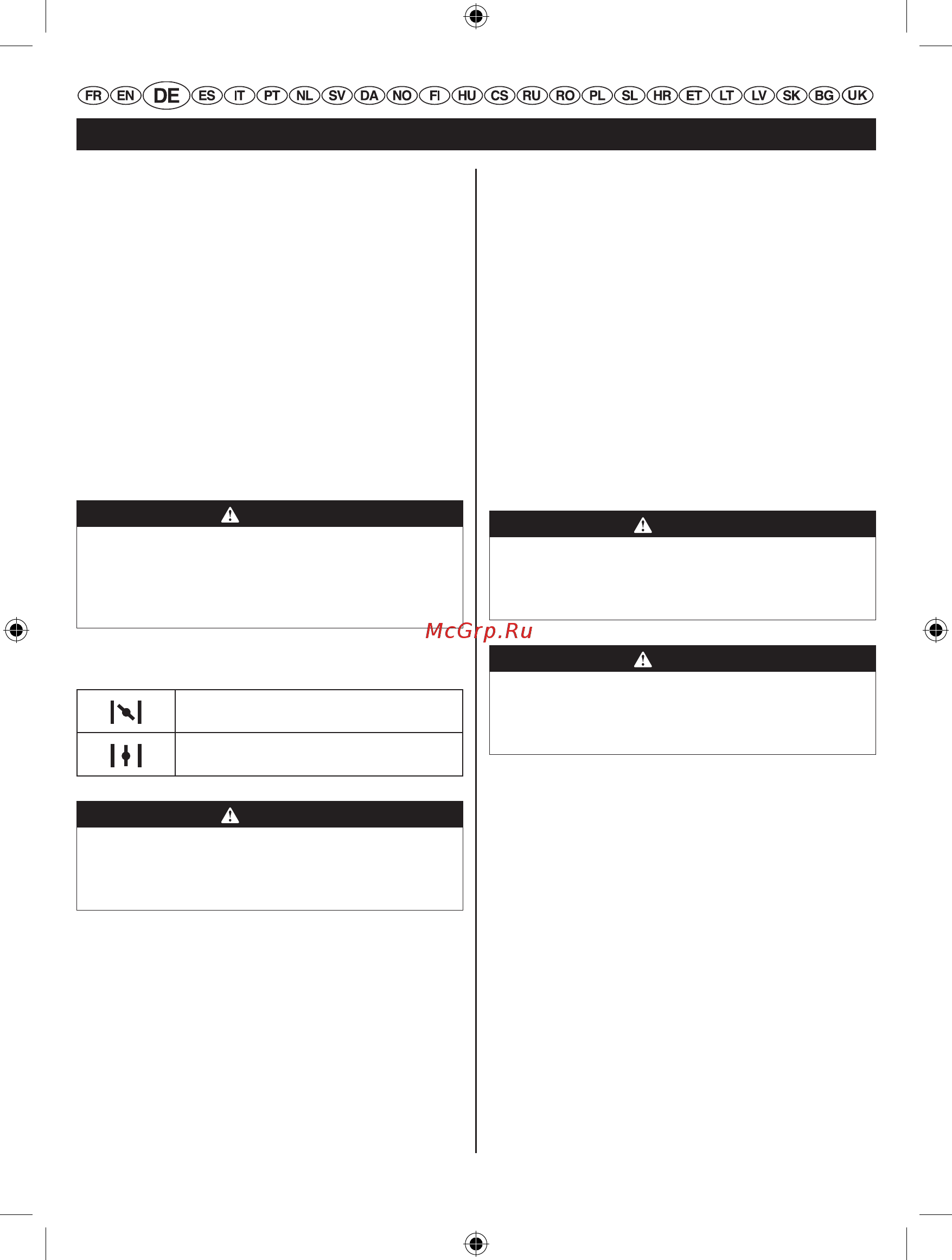 Ryobi RBC52FSBOS 5133002545 [51/396] Deutsch übersetzung der originalen anleitungen