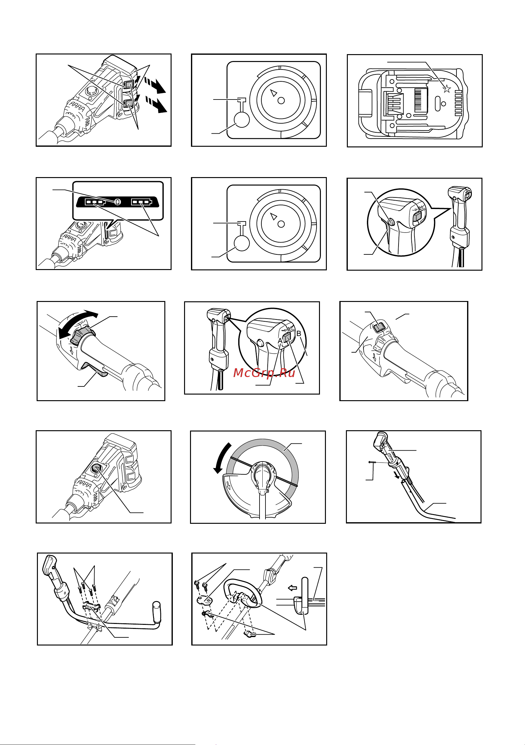 Makita DUR361URF2 Инструкция по эксплуатации онлайн [2/128] 309374