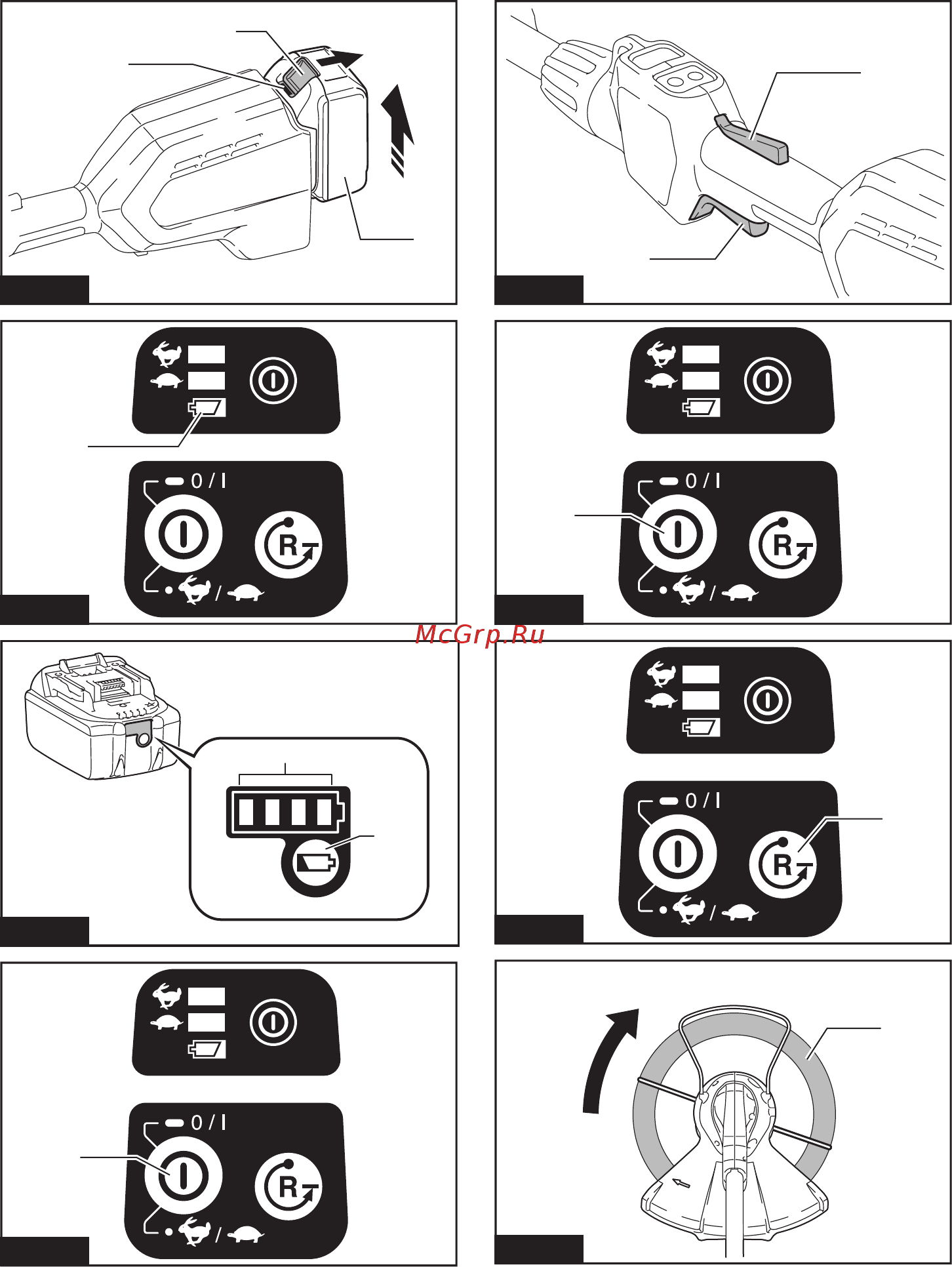 Makita DUR184LZ 183978 Инструкция по эксплуатации онлайн [3/80] 309478