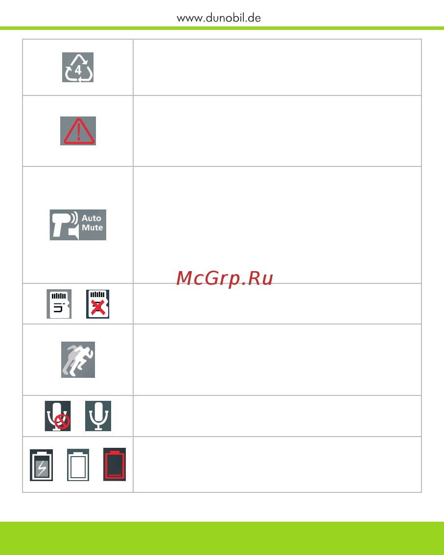 Dunobil Радар детектор, GPS Ratione Инструкция по эксплуатации онлайн [13/47] 310168