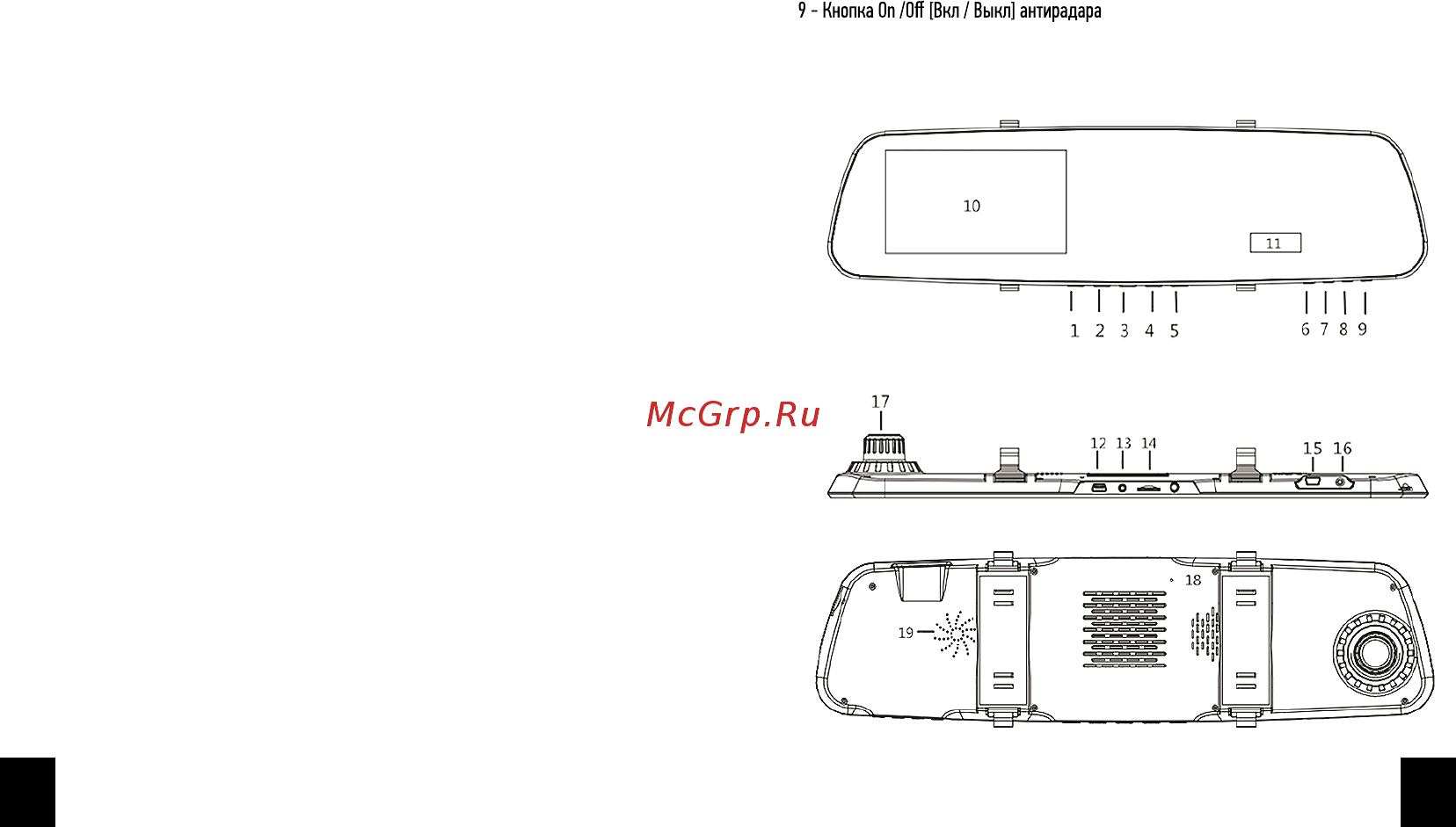 Artway MD-161 3-в-1 (зеркало) Инструкция по эксплуатации онлайн [3/12] 571871