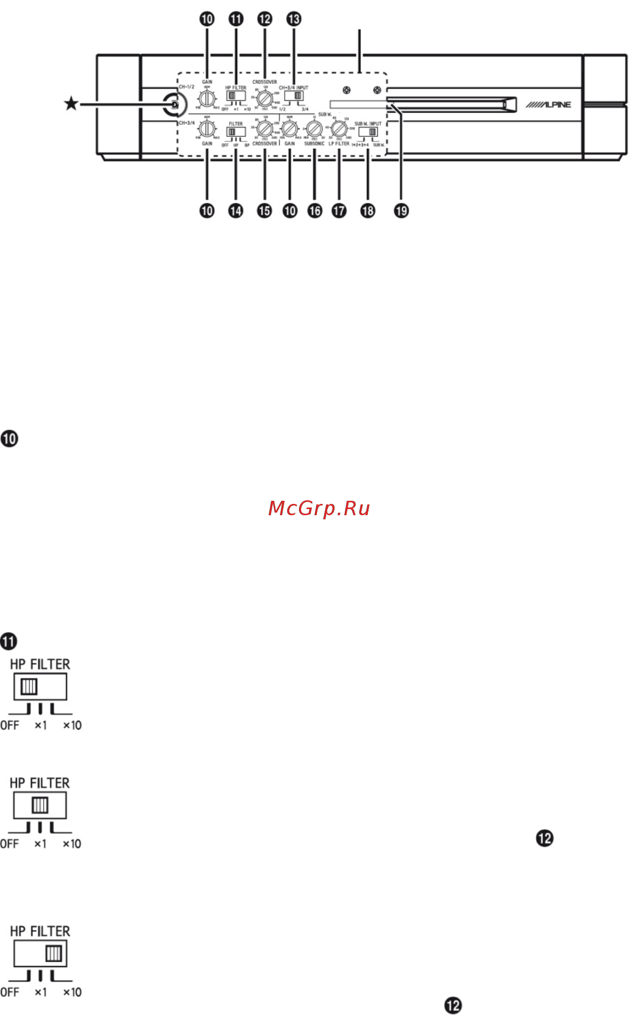 Alpine PDX PDX-V9 [12/20] Страница12