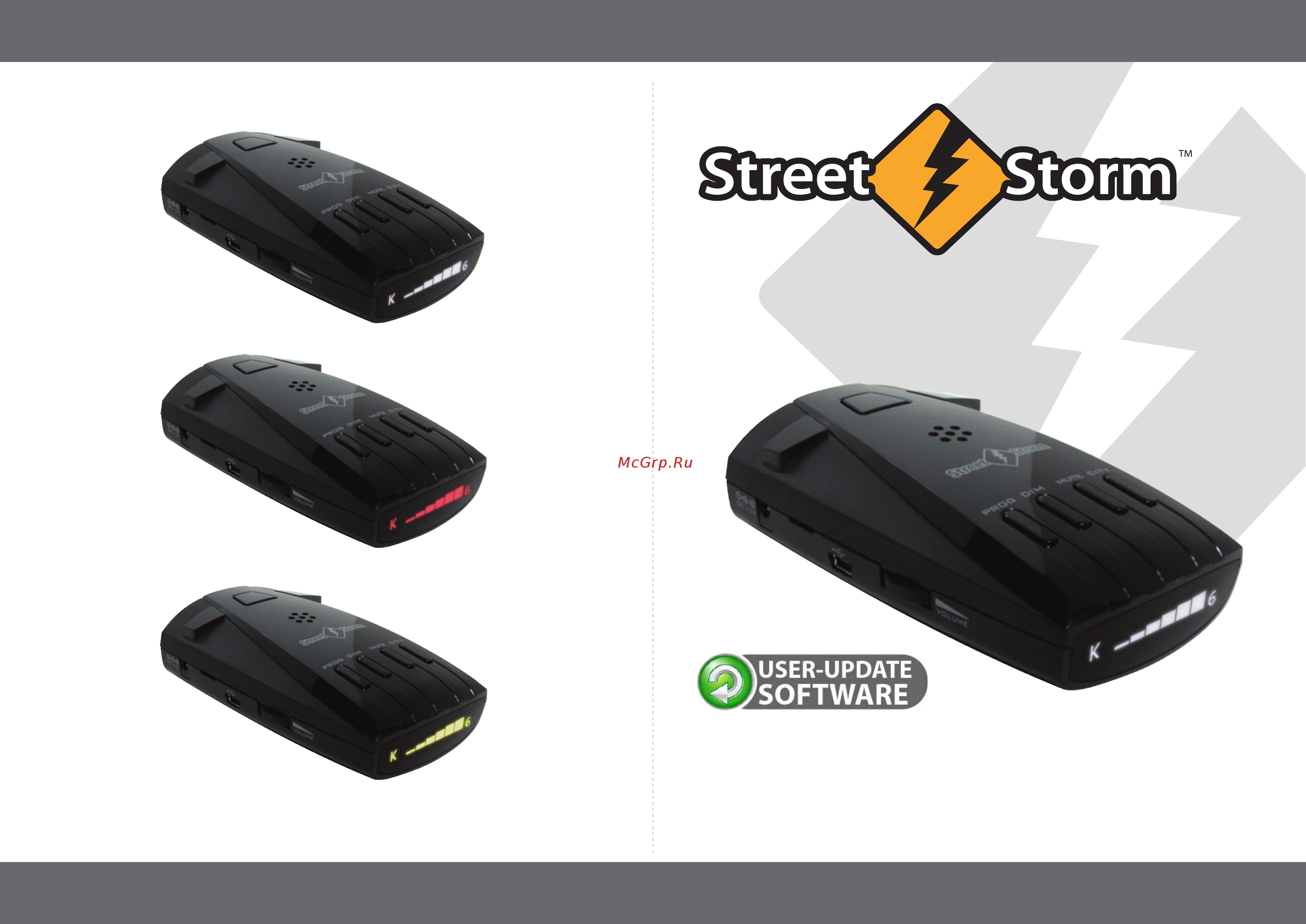 Street Storm 6000GPS EX Инструкция по эксплуатации онлайн