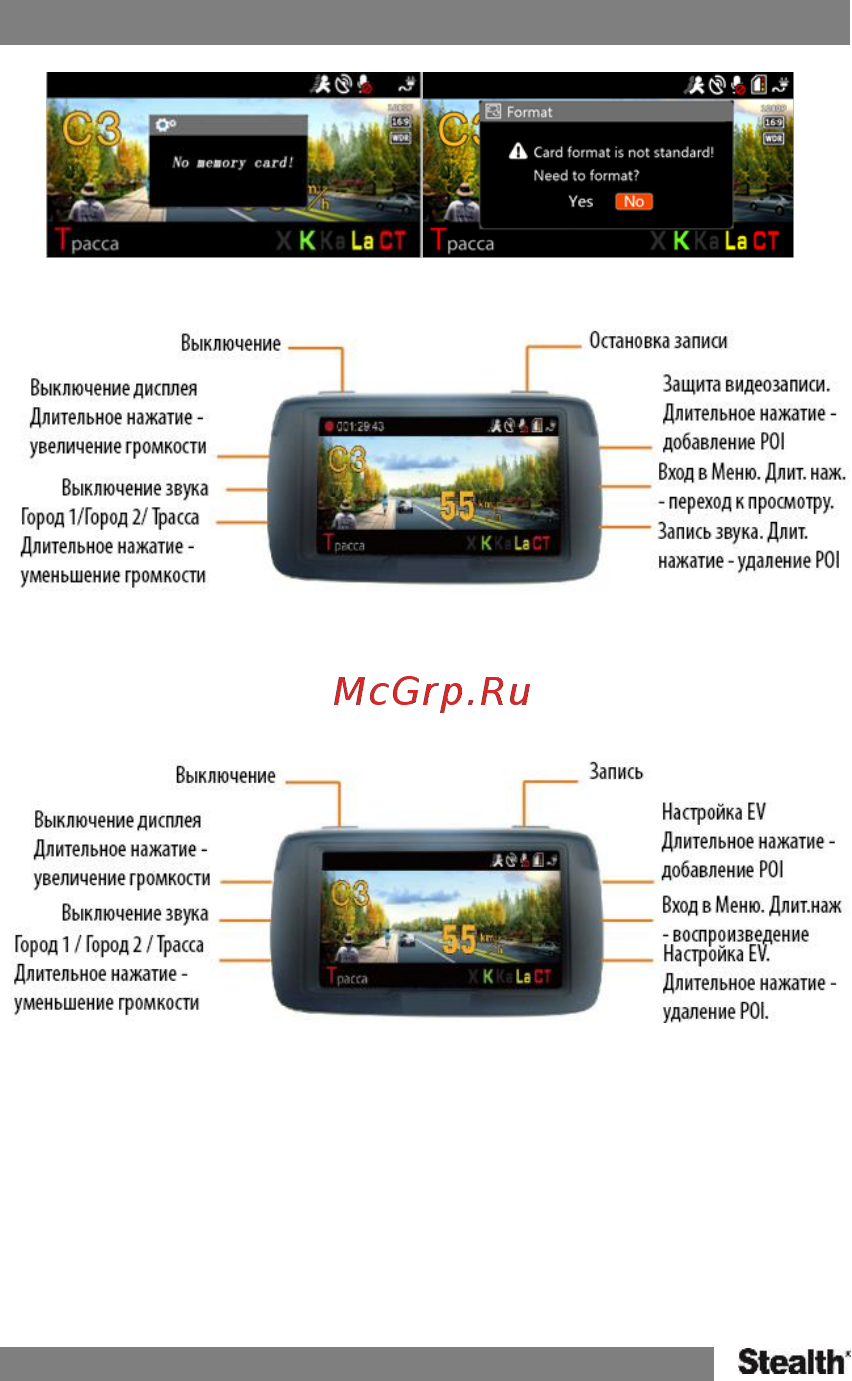 Stealth Радар детектор, MFU 640 Инструкция по эксплуатации онлайн [8/24] 310583