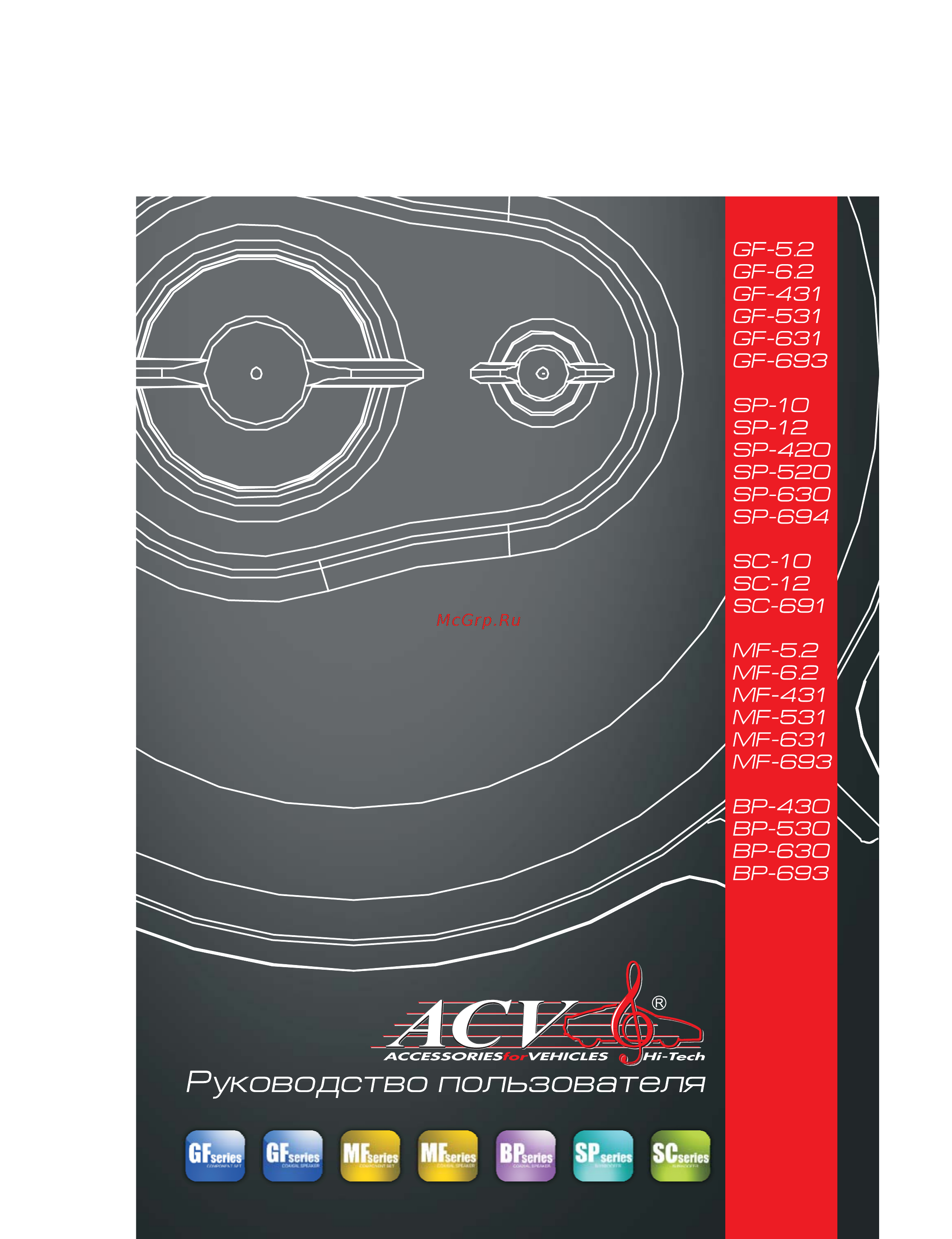 ACV SP-694 Инструкция по эксплуатации онлайн [2/11] 336040
