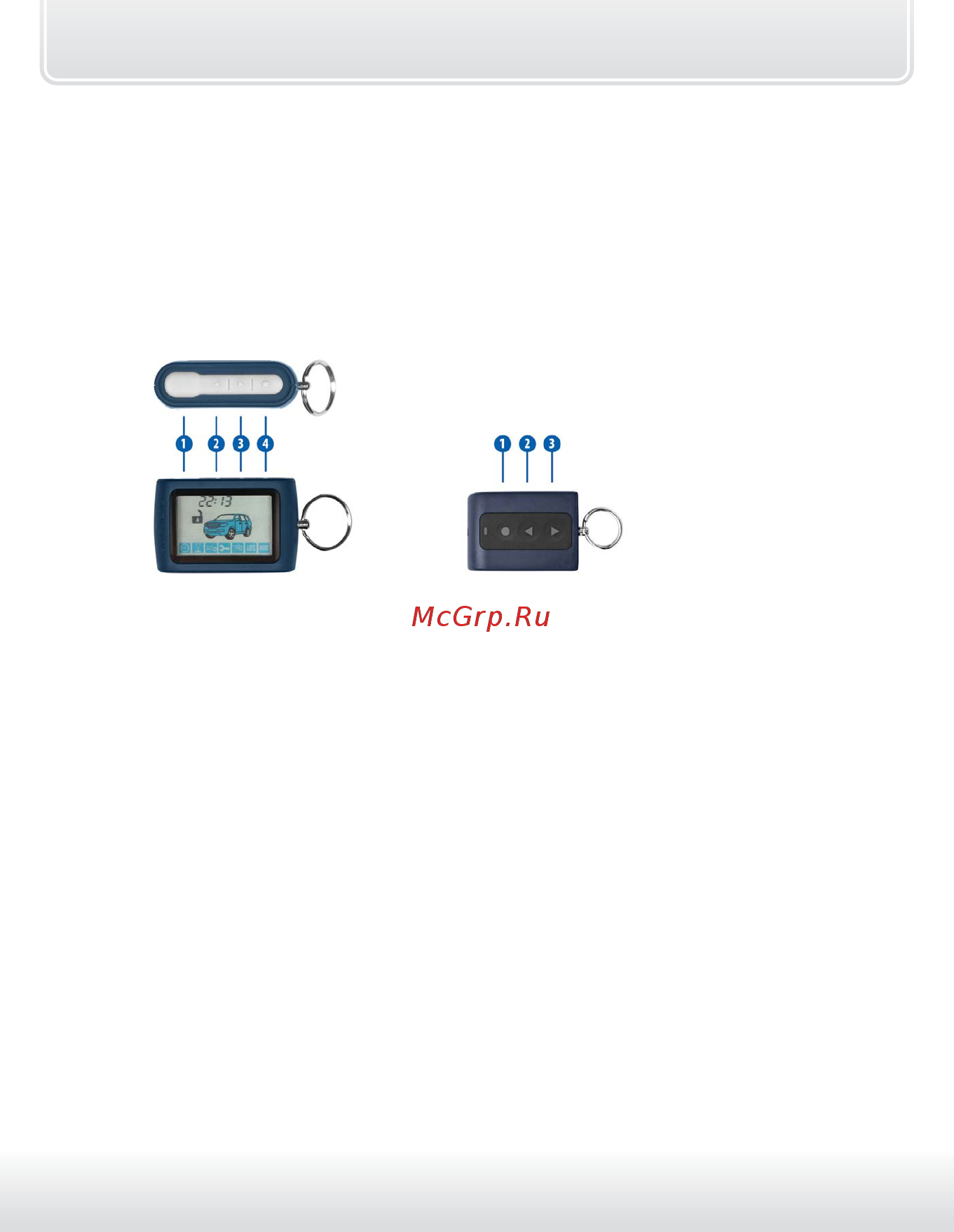 Starline D94 2CAN GSM [18/118] Брелки управления автосигнализацией
