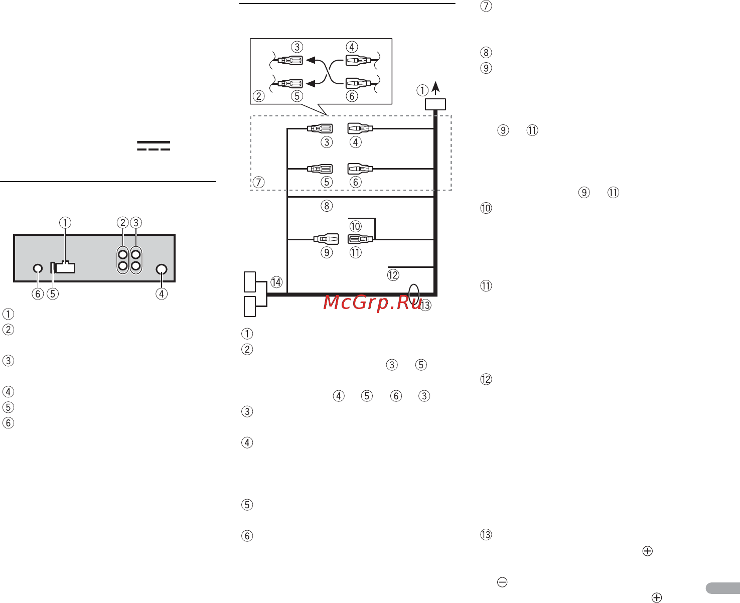 Pioneer MVH-190UBG 4x50Вт [17/25] Данное устройство