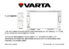 Varta V-AVM650D 4x50Вт Инструкция по эксплуатации