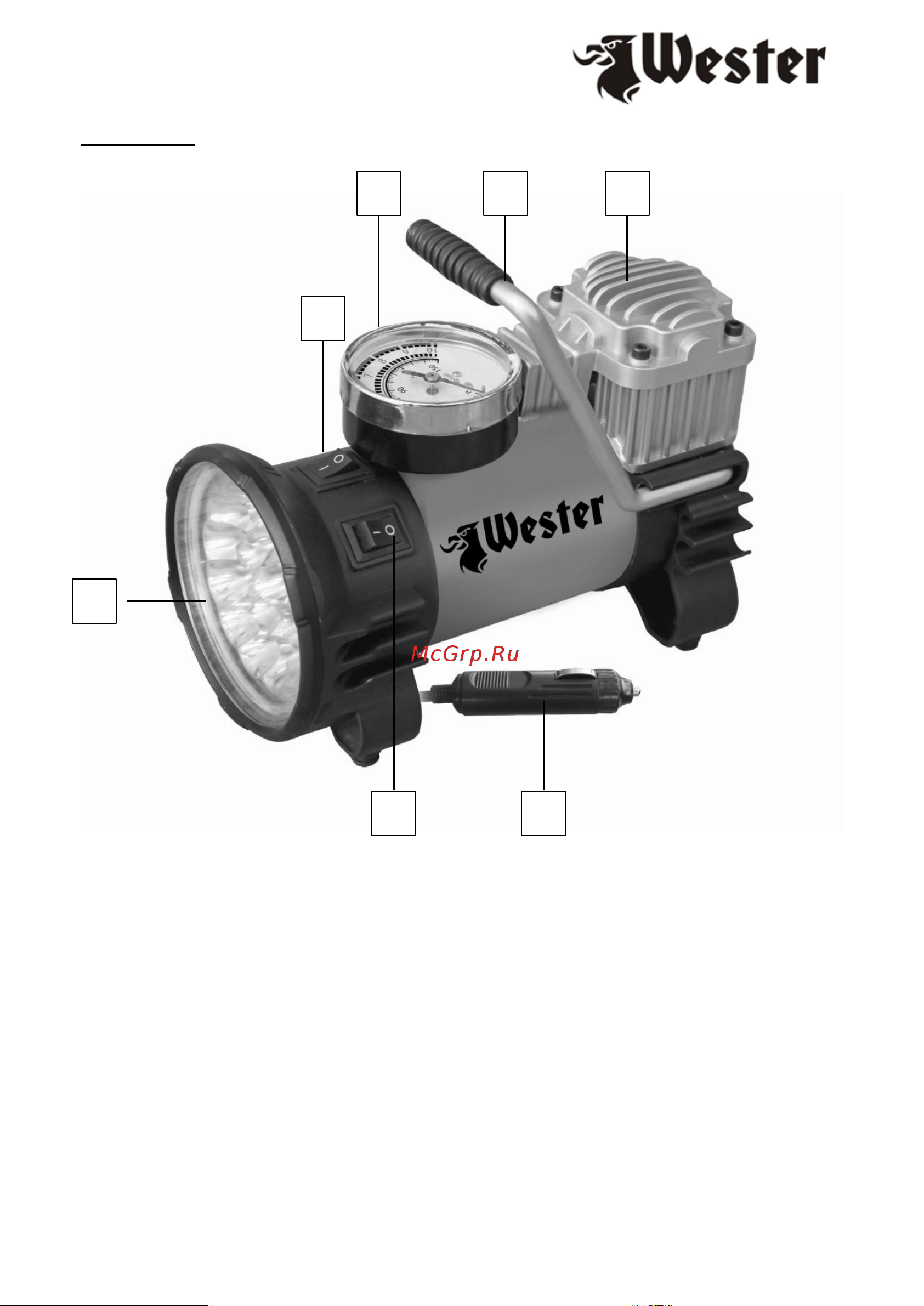 Wester TC-4035F 345033 Инструкция по эксплуатации онлайн [4/7] 311051