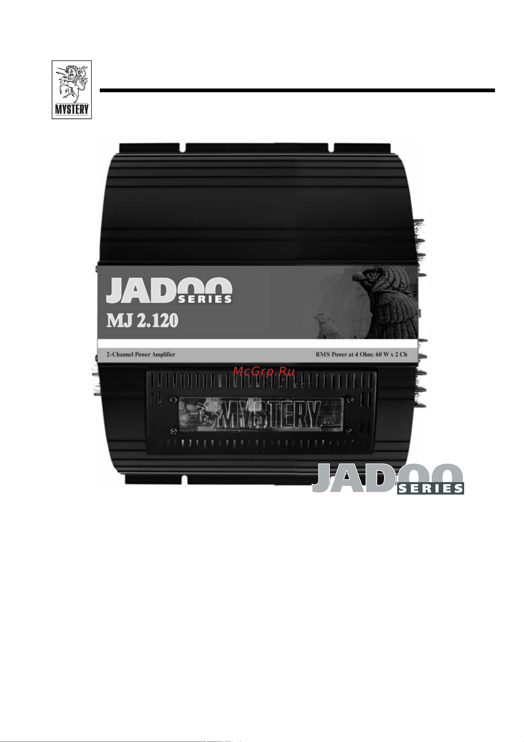 Mystery Jadoo MJ 2.120 [2/9] Руководство по эксплуатации