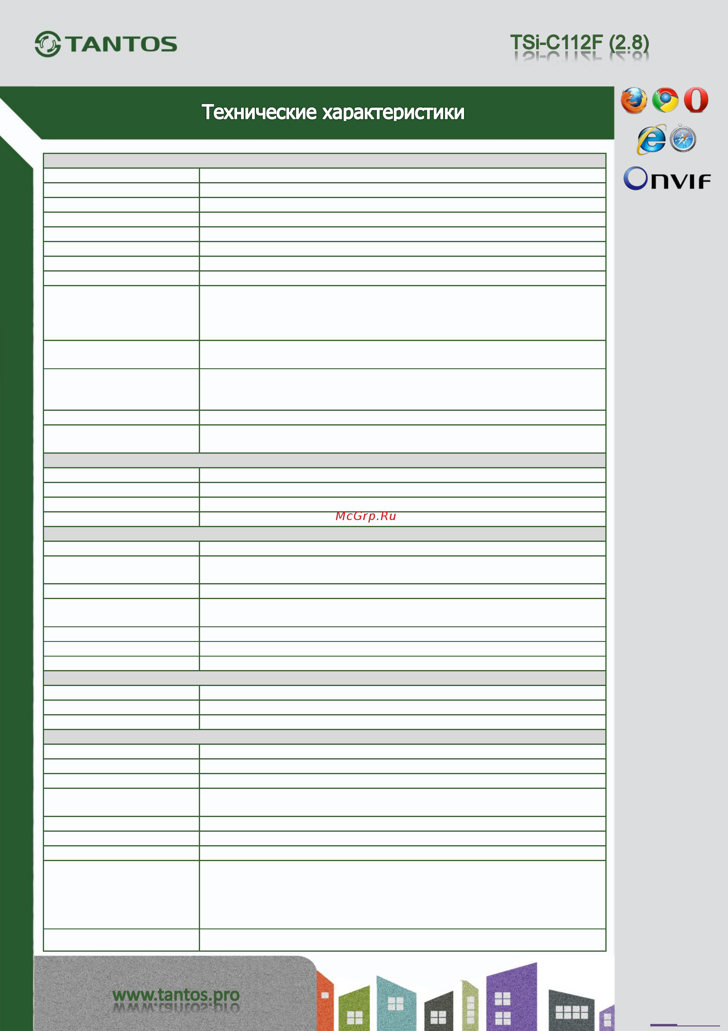 Tantos TSi-C112F (2.8) Спецификация онлайн [2/2] 311323