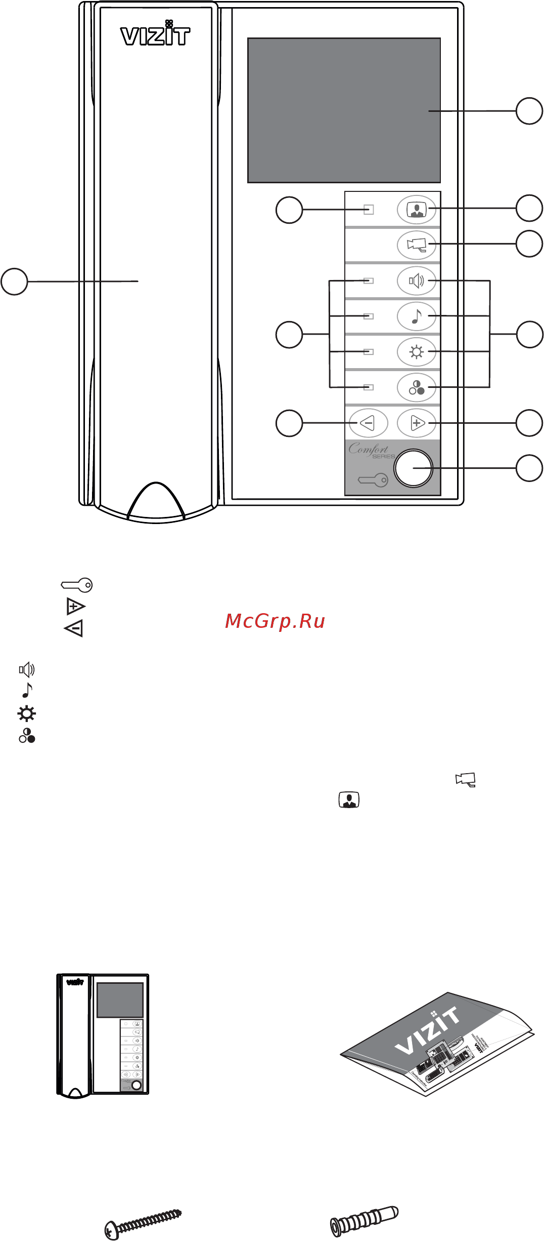 Vizit M440C Инструкция по эксплуатации онлайн
