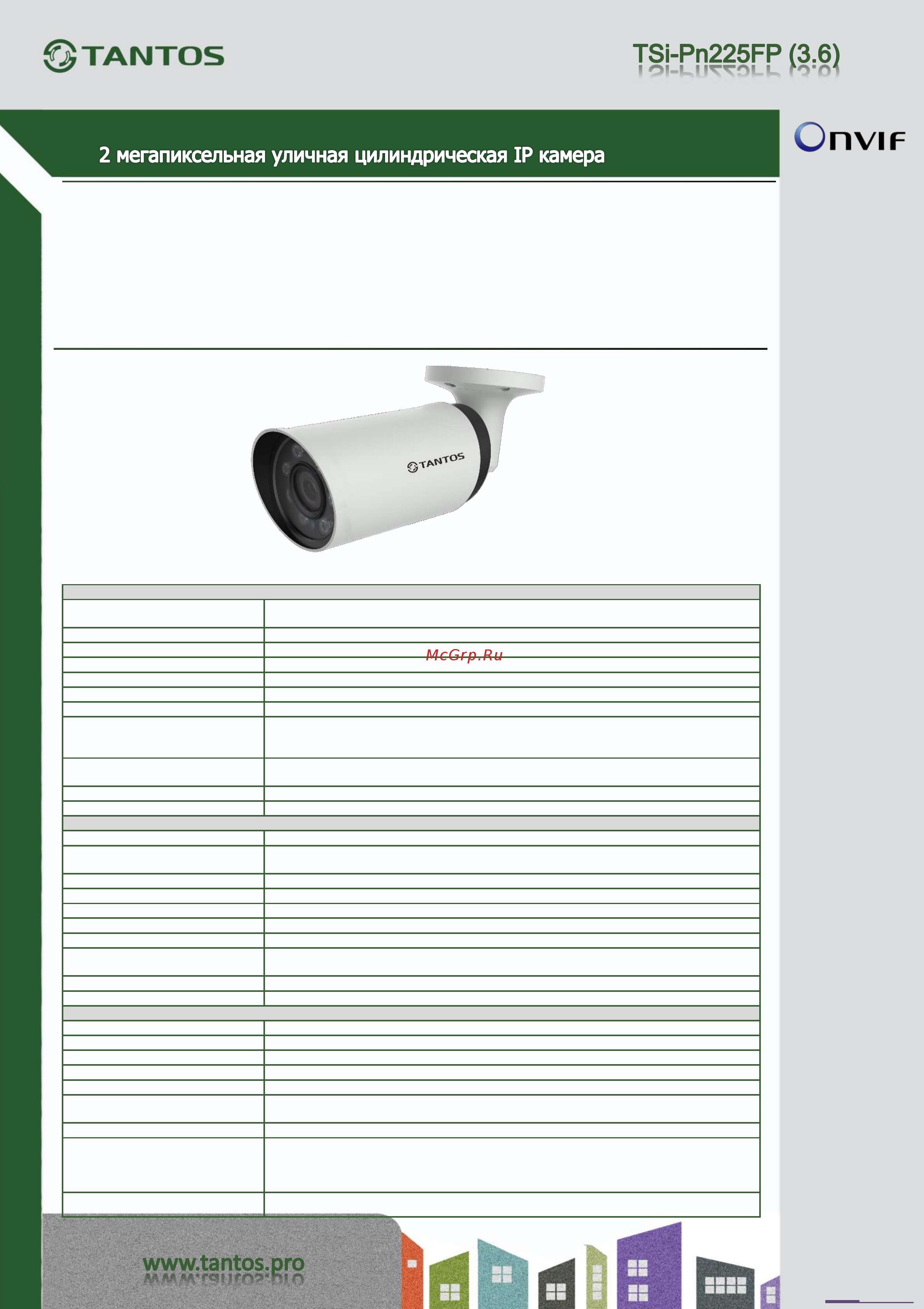 Tantos TSi-Pn225FP (3.6) Спецификация онлайн