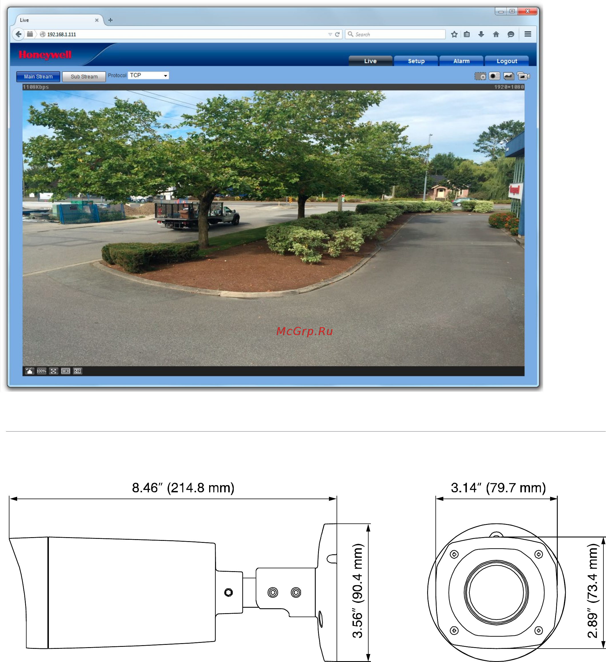 Honeywell HBW2PR2 [2/4] Tdn wdr ir mfz bullet camera