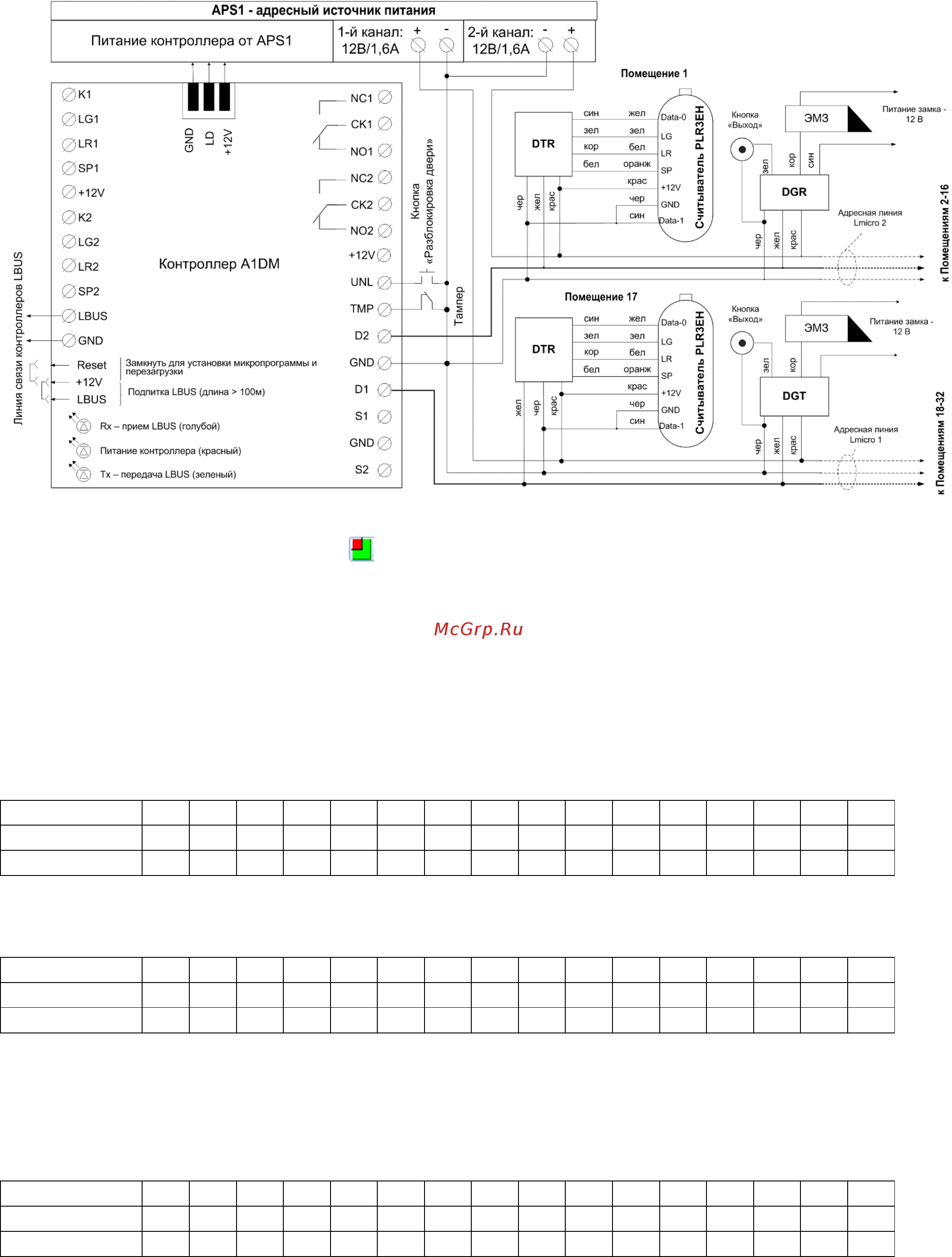 Octagram A1DM8 [3/11] Схема подключения