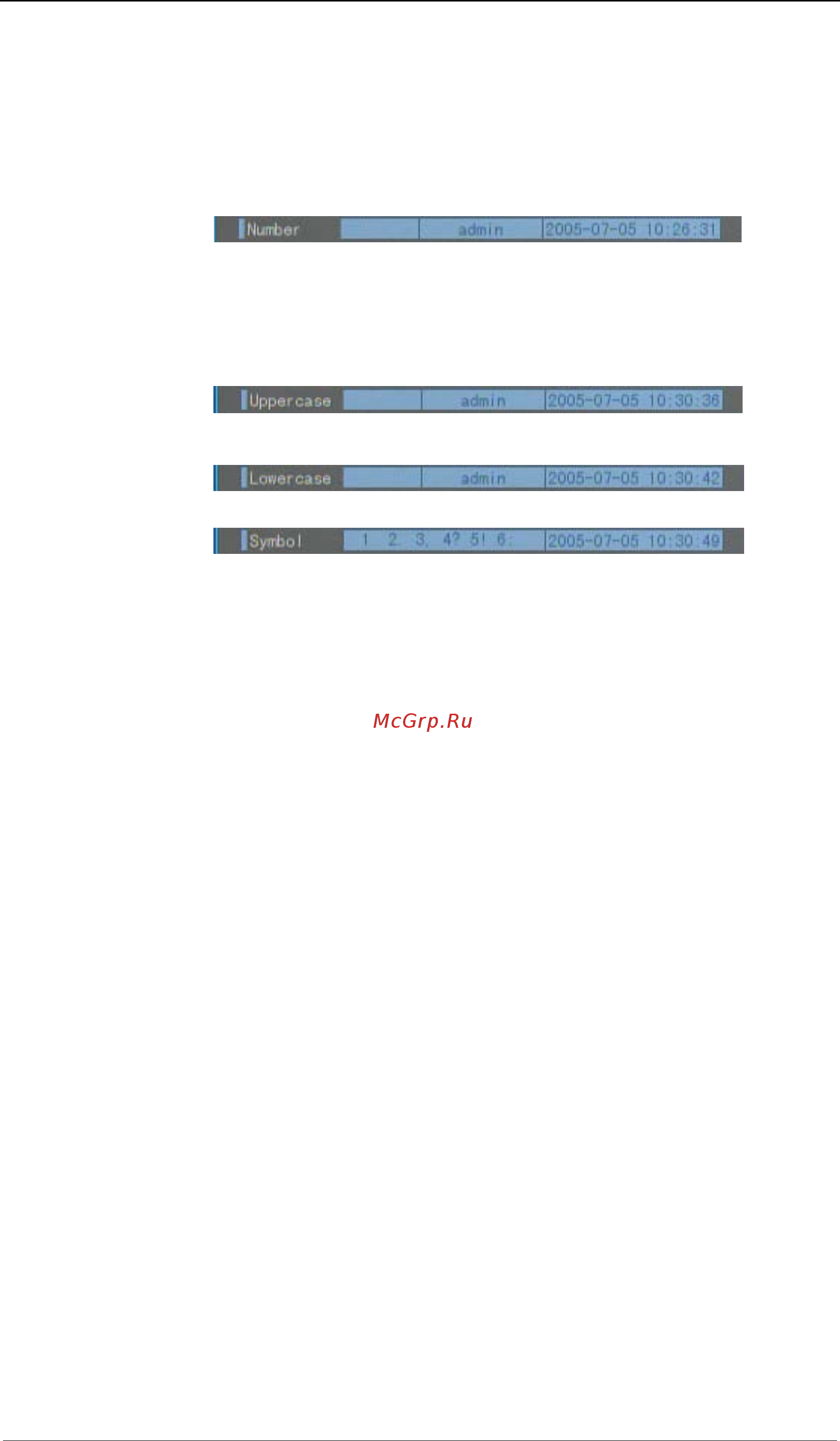 Hikvision DS-7016HI-S [17/121] Character input
