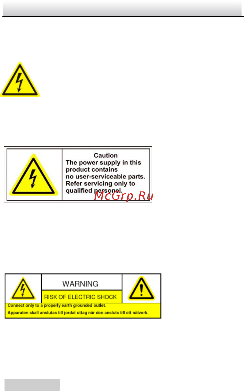 Hikvision DS-2CC5192P-IR3 [6/35] Safety warnings and cautions