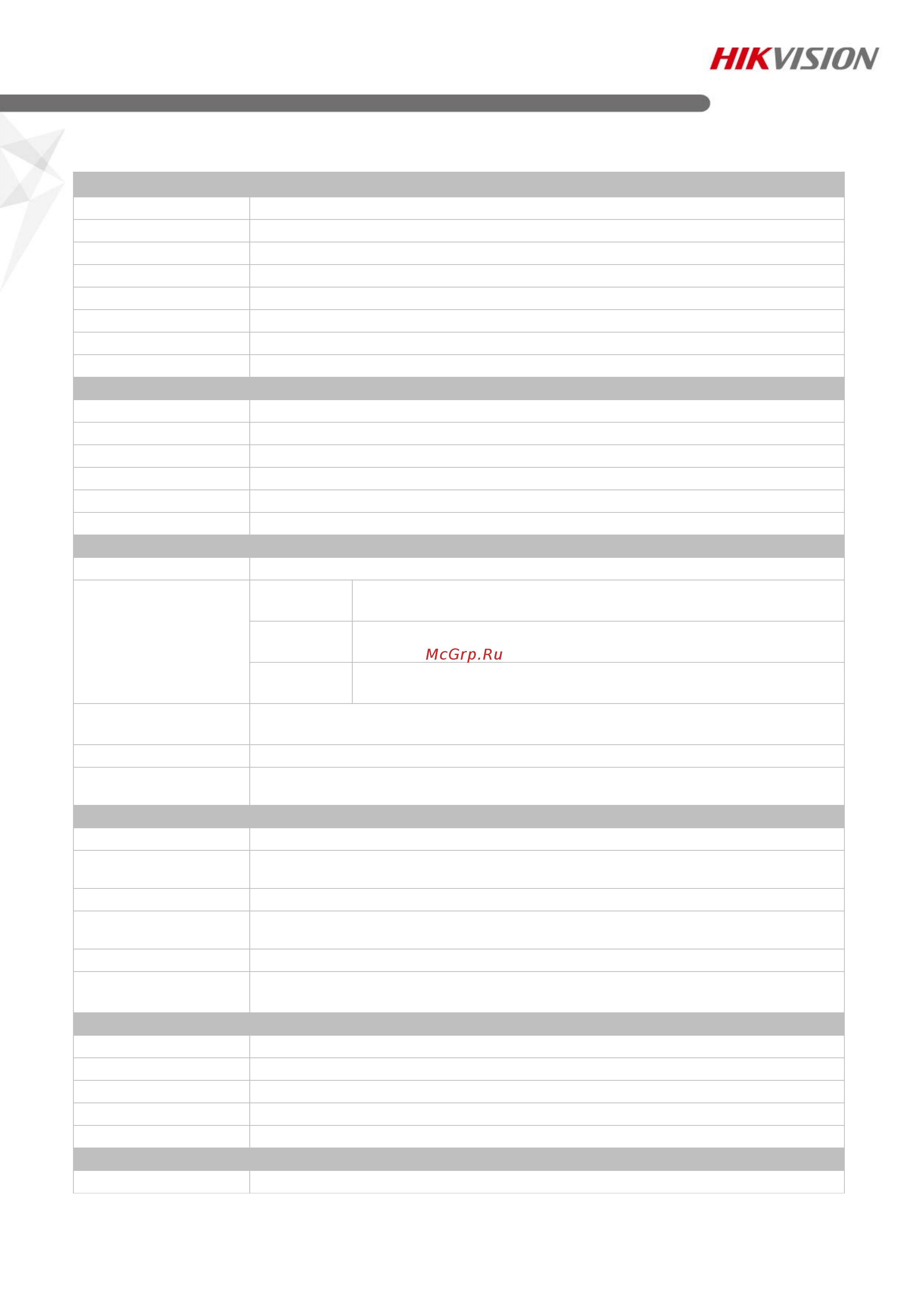 Hikvision DS-2CD4422FWD-IW [2/4] Спецификация