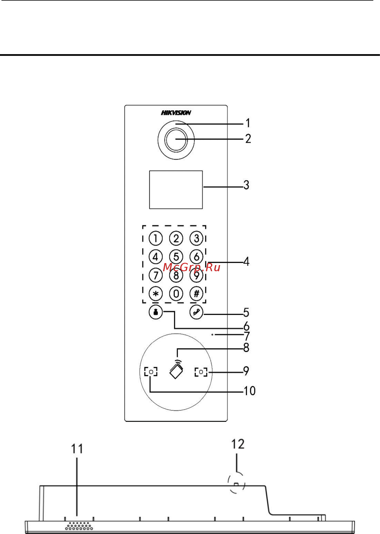 Hikvision DS-KD6002-VM [11/113] Внешний вид
