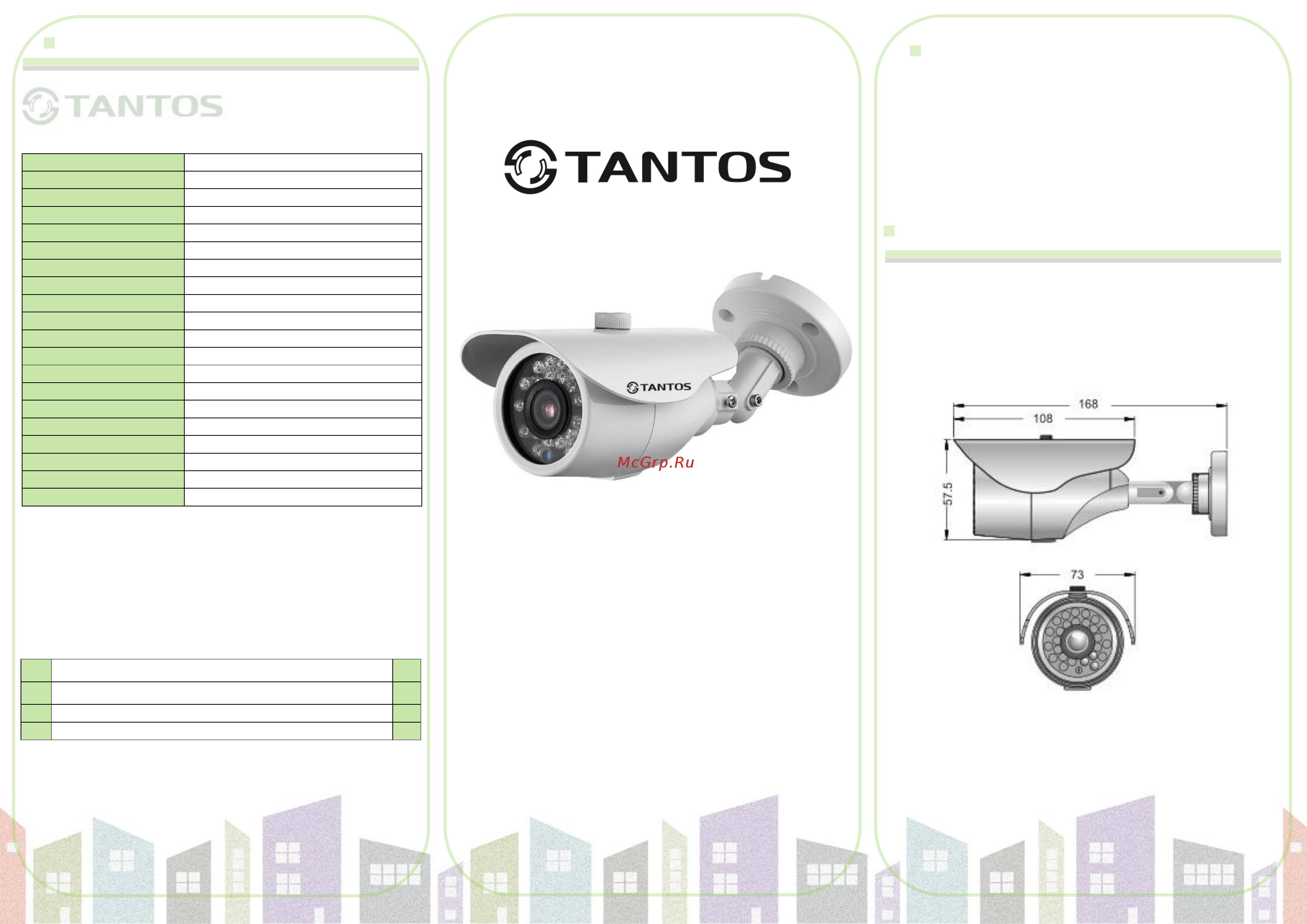 Tantos TSc-P720pAHD(3.6) Инструкция по эксплуатации онлайн