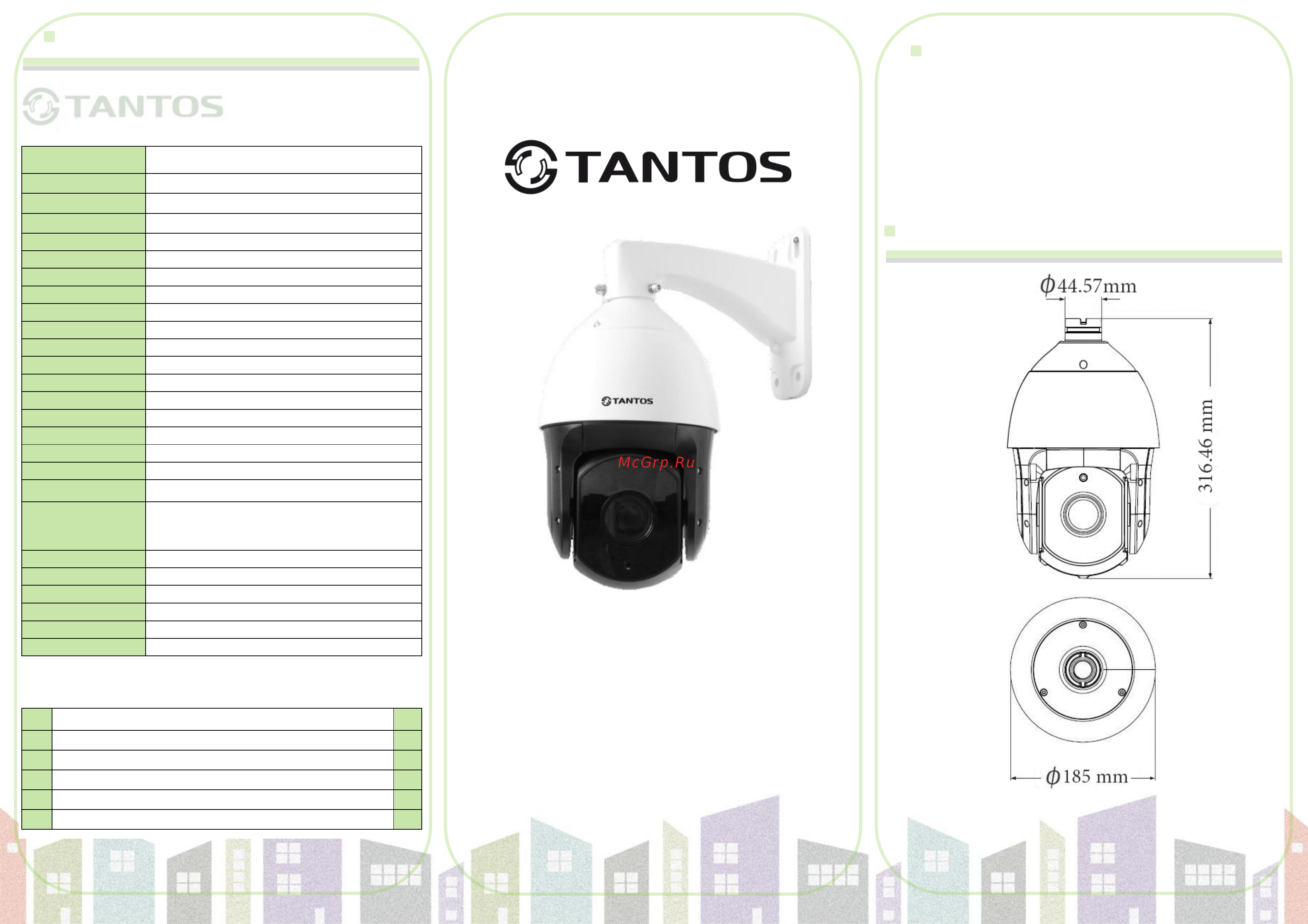 Tantos TSc-SDW1080pZ18IR Инструкция по эксплуатации онлайн