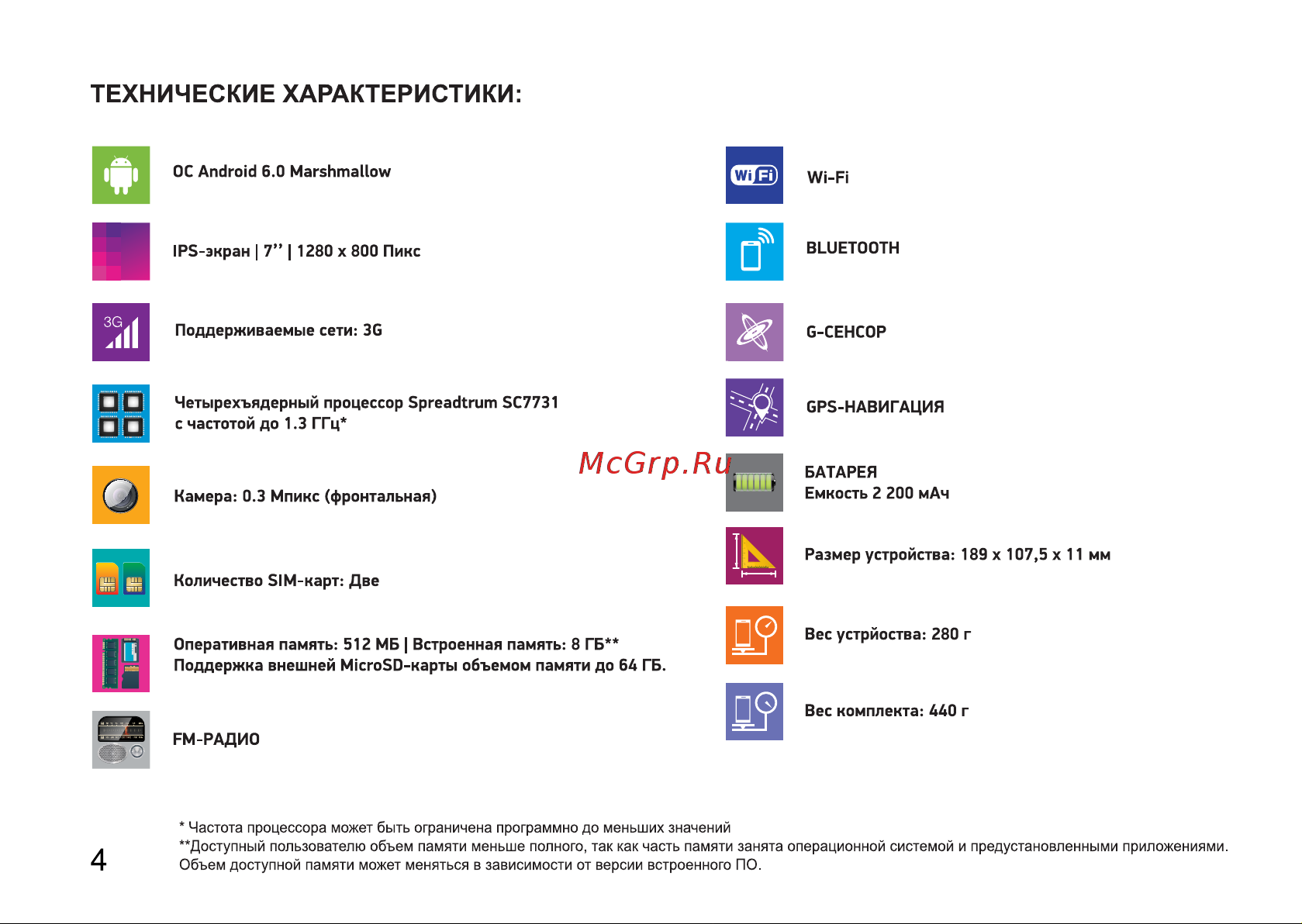 AVTech Optima 7010D 3G Инструкция по эксплуатации онлайн [4/24] 312938