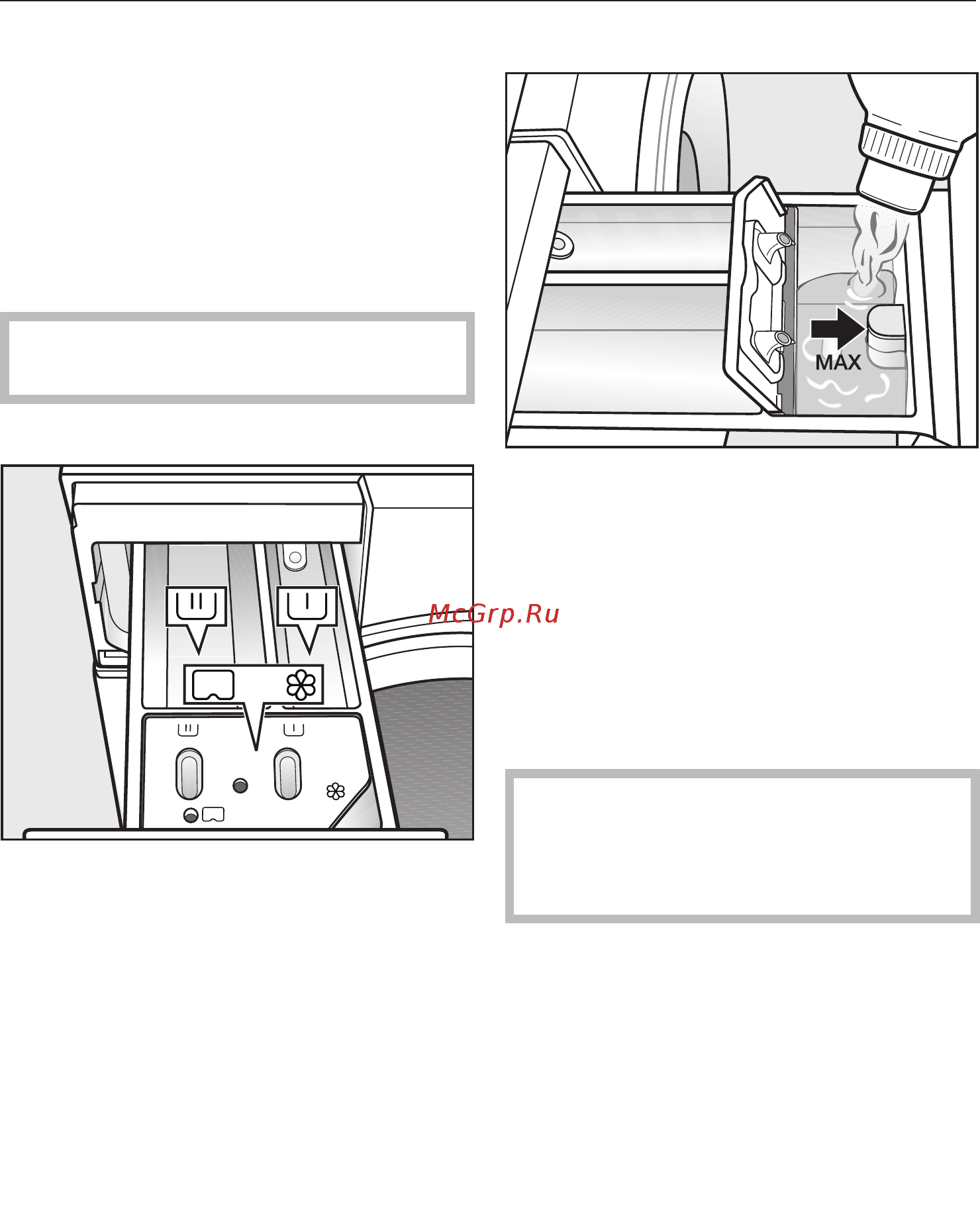 Miele WCE670 [35/105] Отсек для моющих средств и добавок