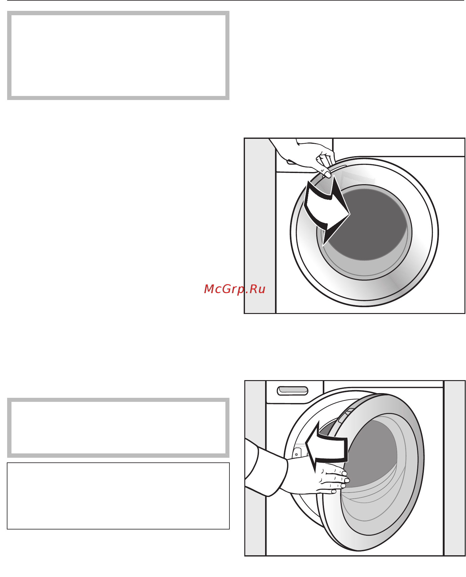 Miele WWE660 [17/105] Извлечение картриджей для моющих средств и переход ника из барабана