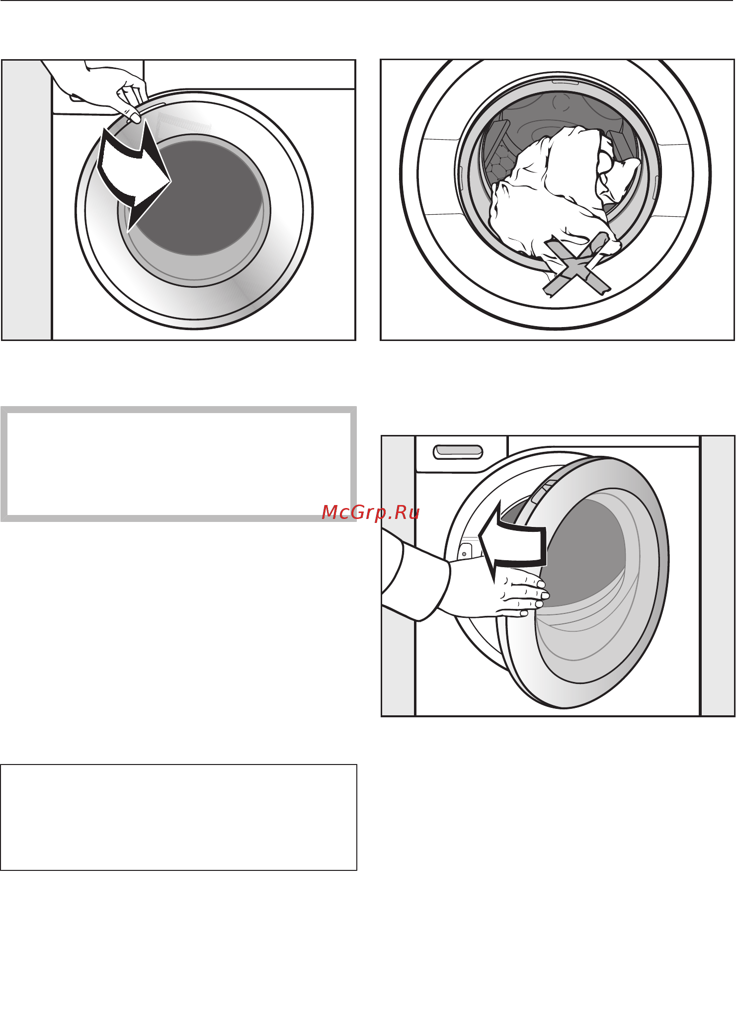 Miele WWE660 [29/105] Открывание дверцы
