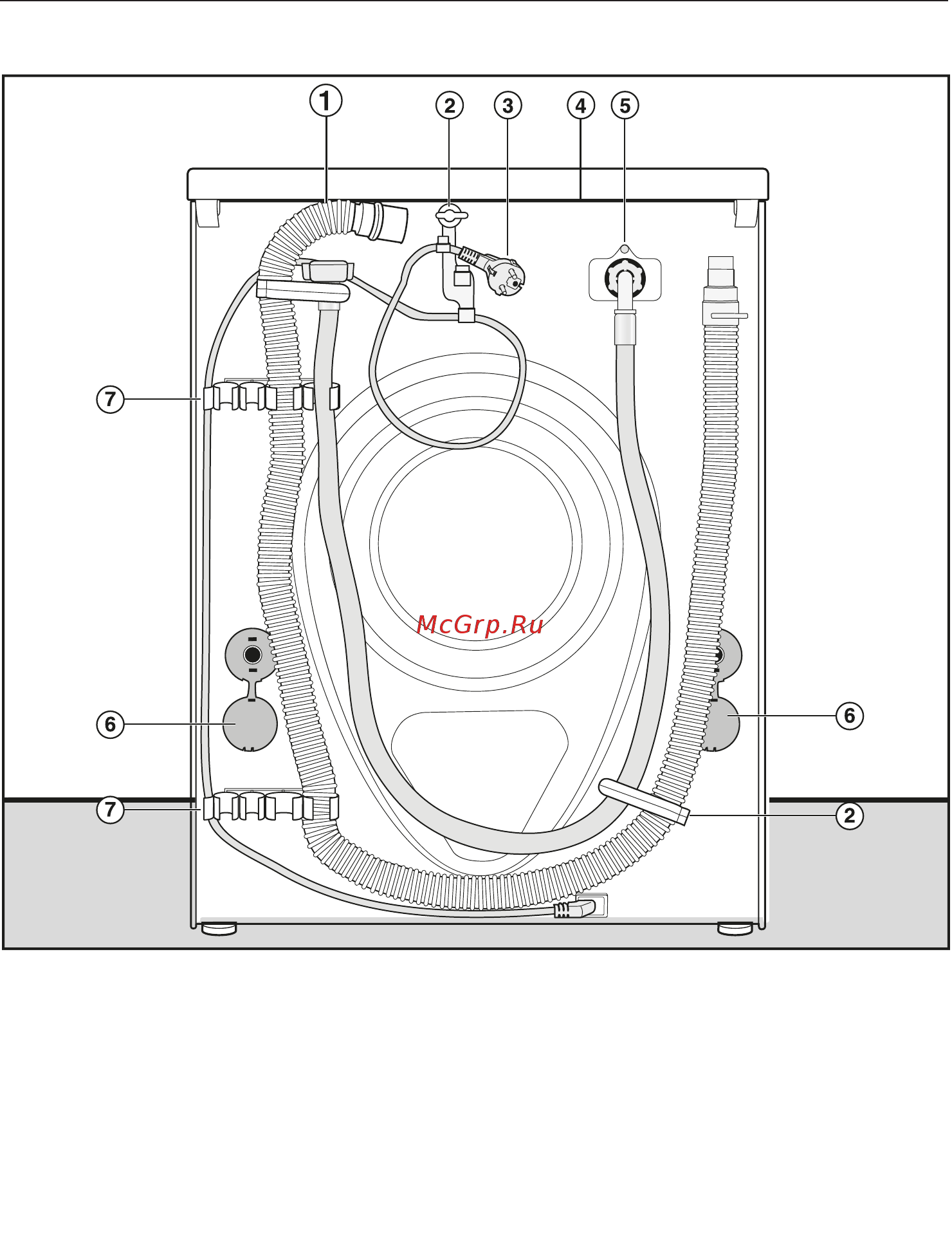Miele WWE660 [75/105] Вид сзади