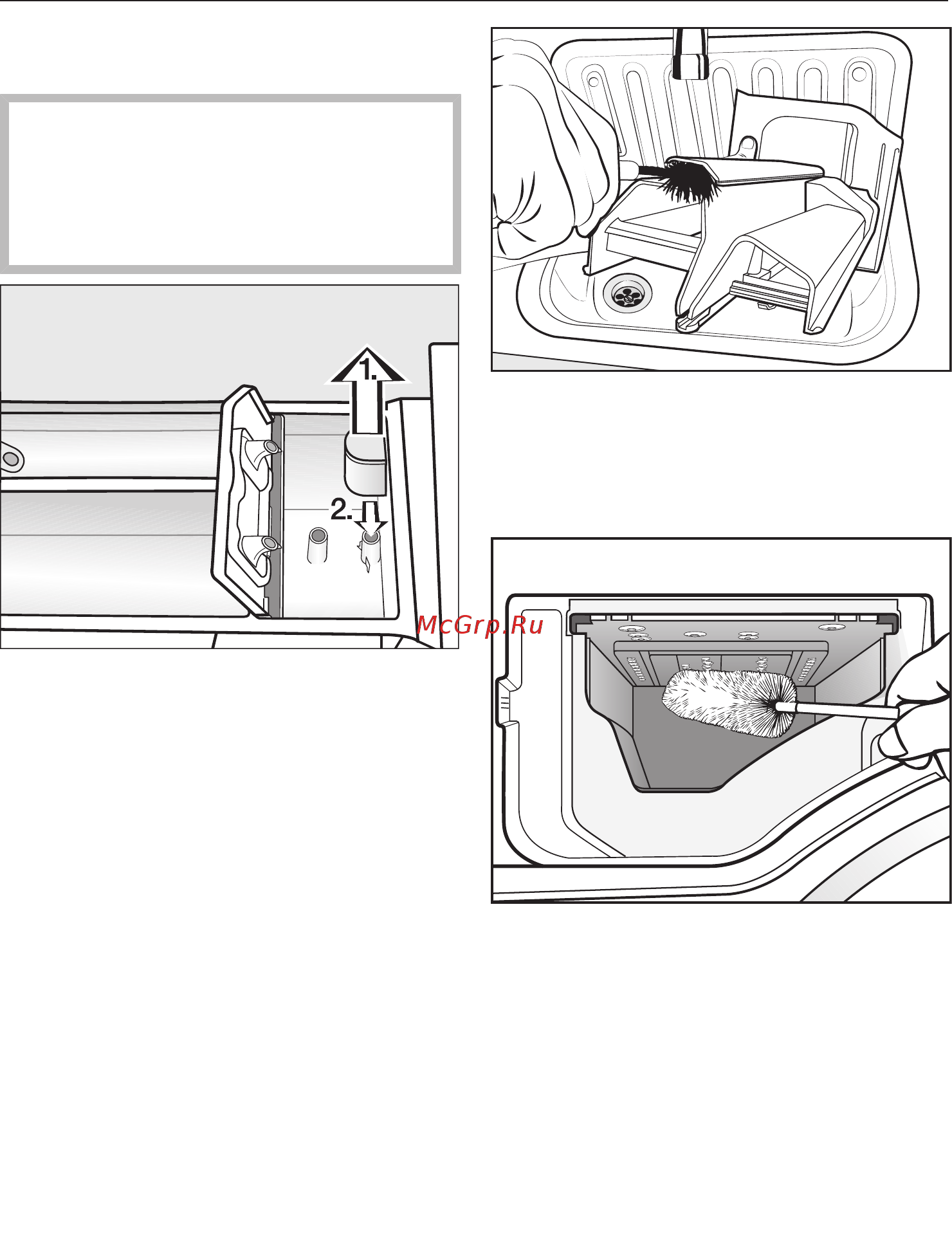 Miele WMH122WPS [60/108] Чистка сифона и канала в отсеке для моющих средств