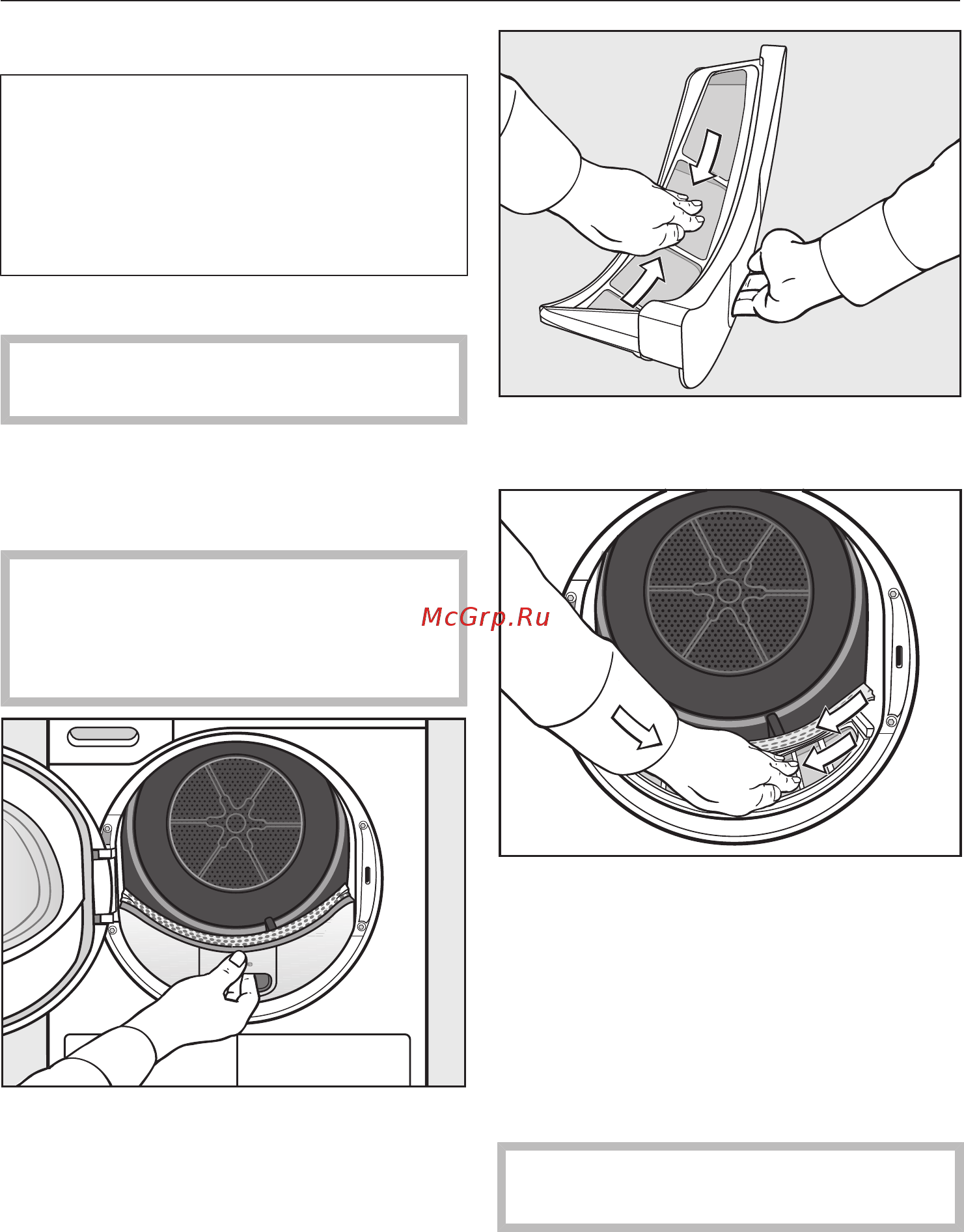 Miele TCE520WP [37/80] Удаление заметного ворса