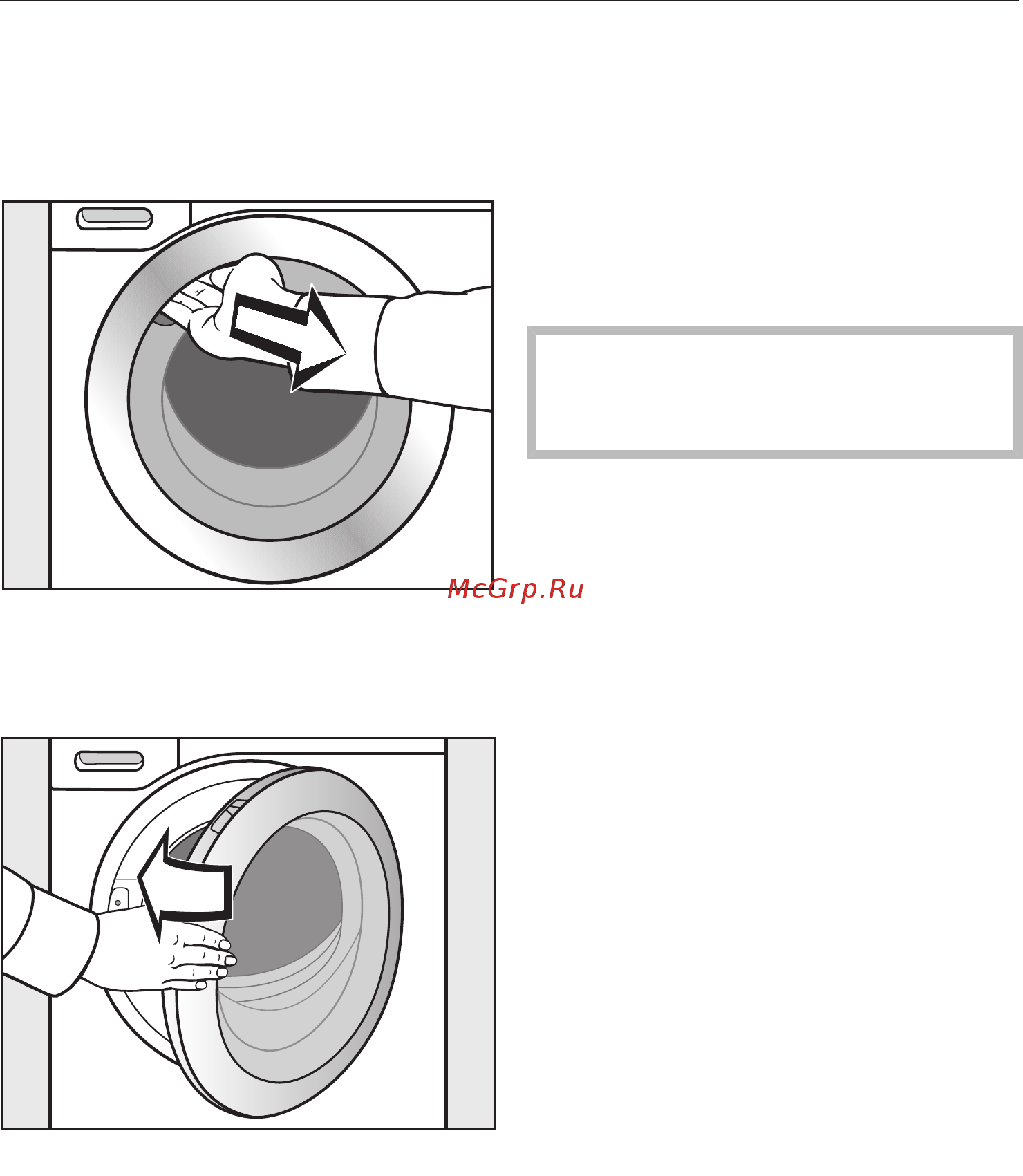 Miele WTF130WPM [18/116] Извлечение переходника из барабана