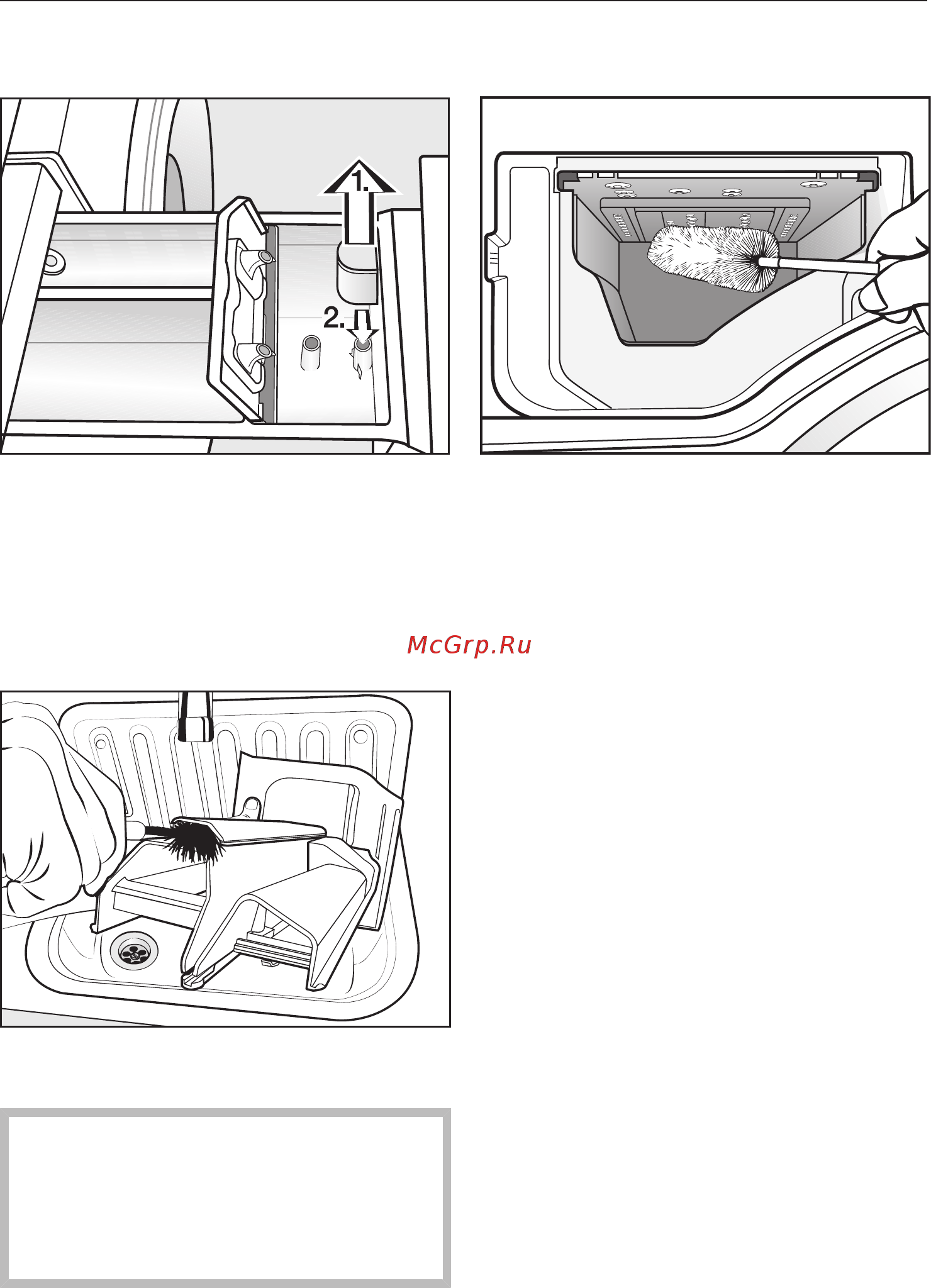 Miele WTF130WPM [72/116] Очистка сифона и канала в отсеке для моющих средств
