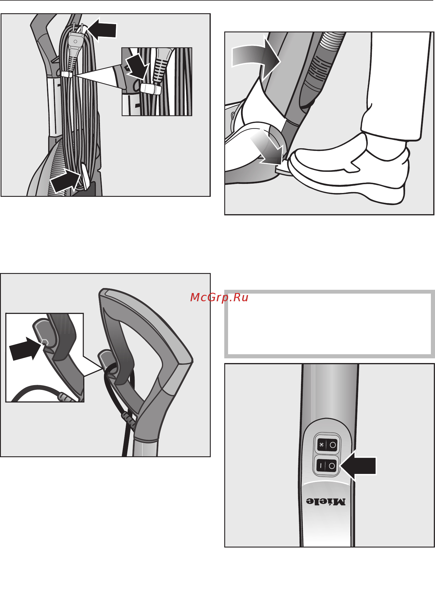 Miele SHAM3 Dynamic U1 [15/40] Подключение пылесоса