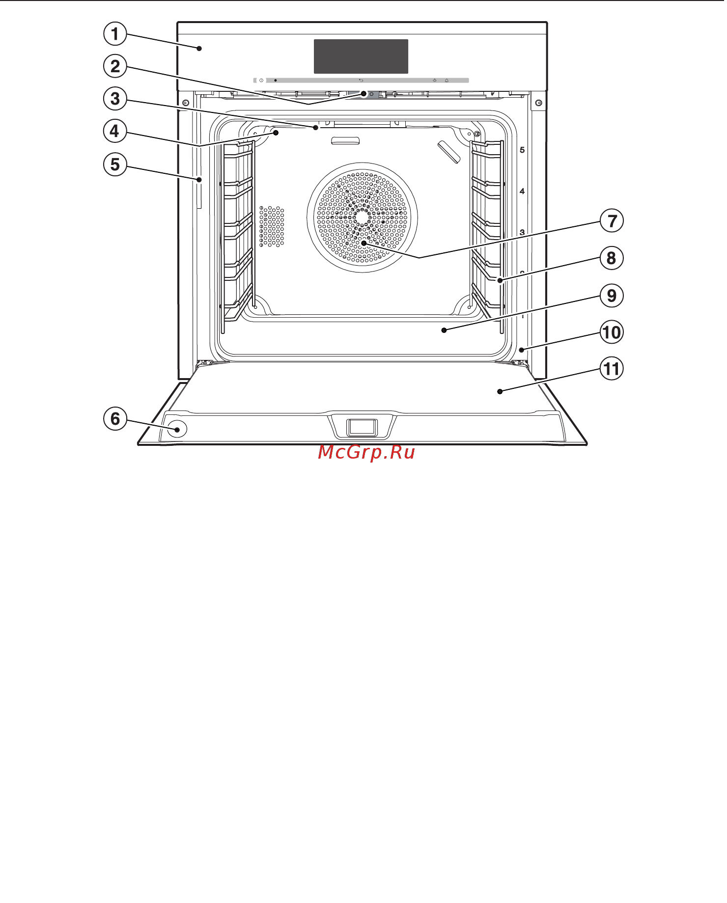 Miele H6860BP EDST/CLST [21/159] Устройство духового шкафа