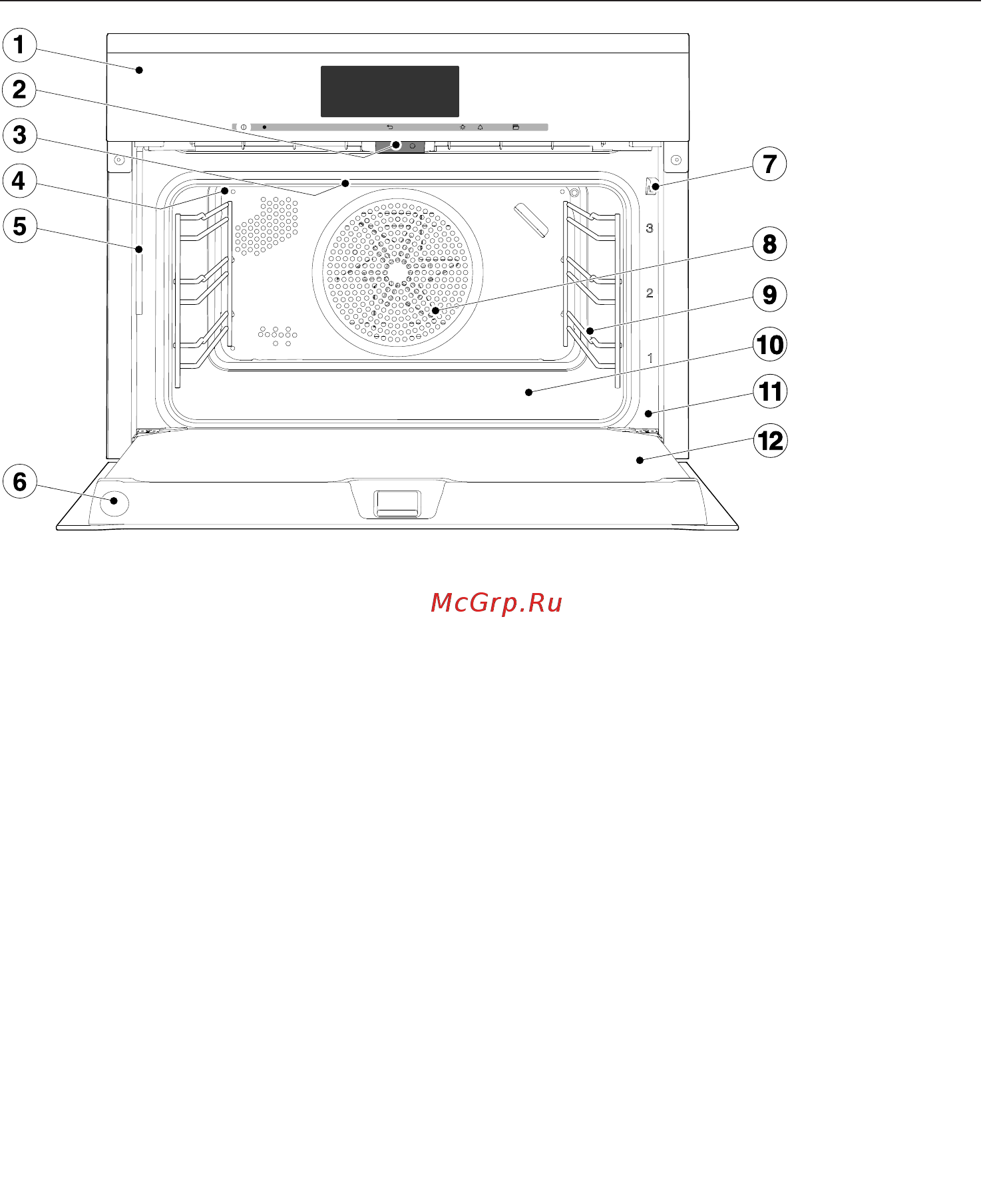 Miele H6800BPX GRGR [21/160] Устройство духового шкафа